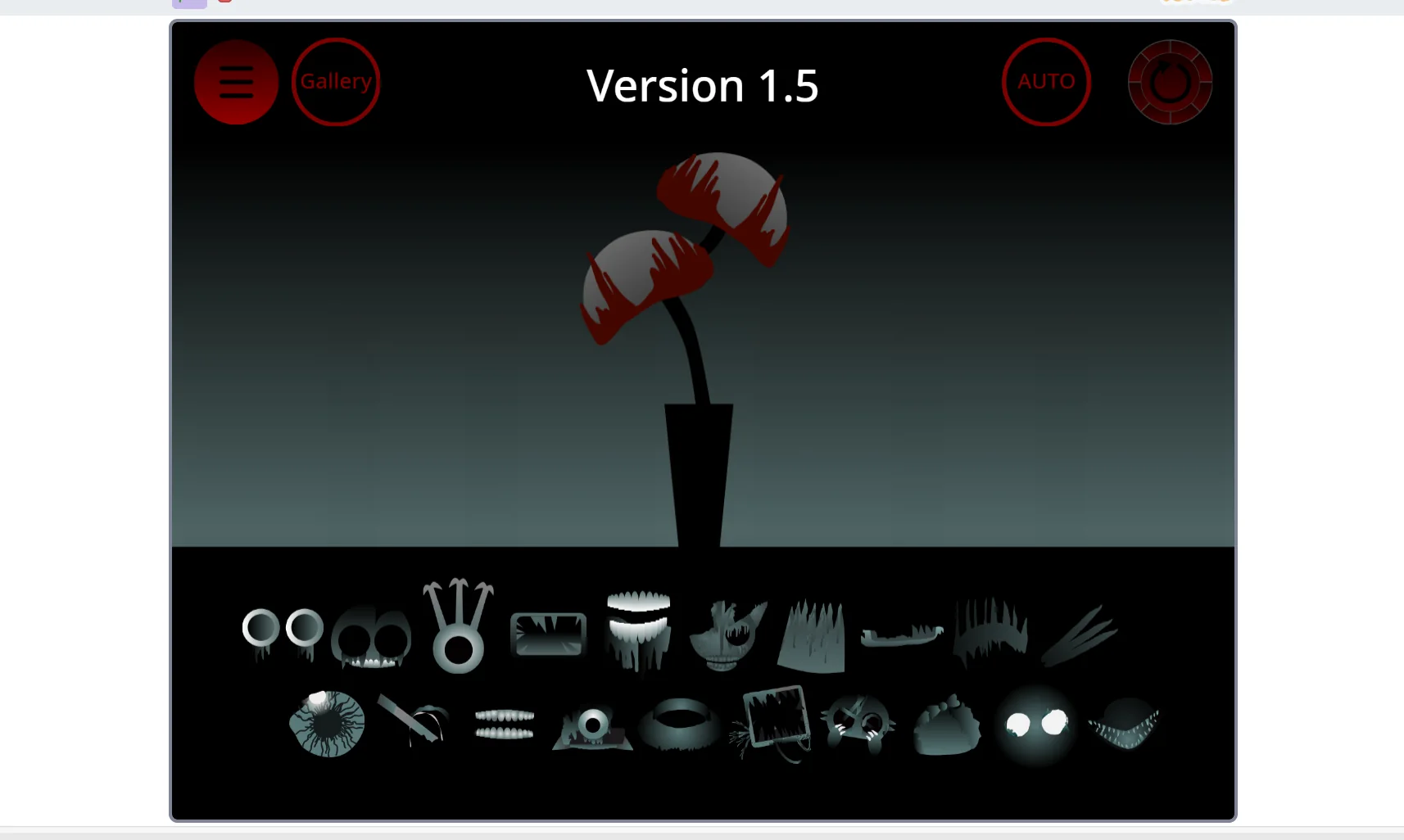 Sprunki Phase 44 gameplay showing character selection interface