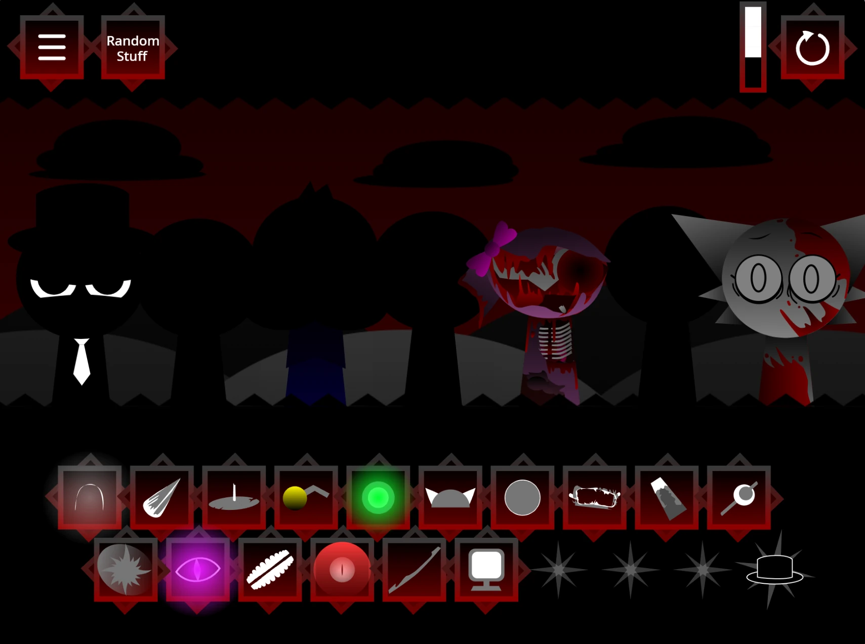 Industrial visual effects in Sprunki Phase 5 War Machine