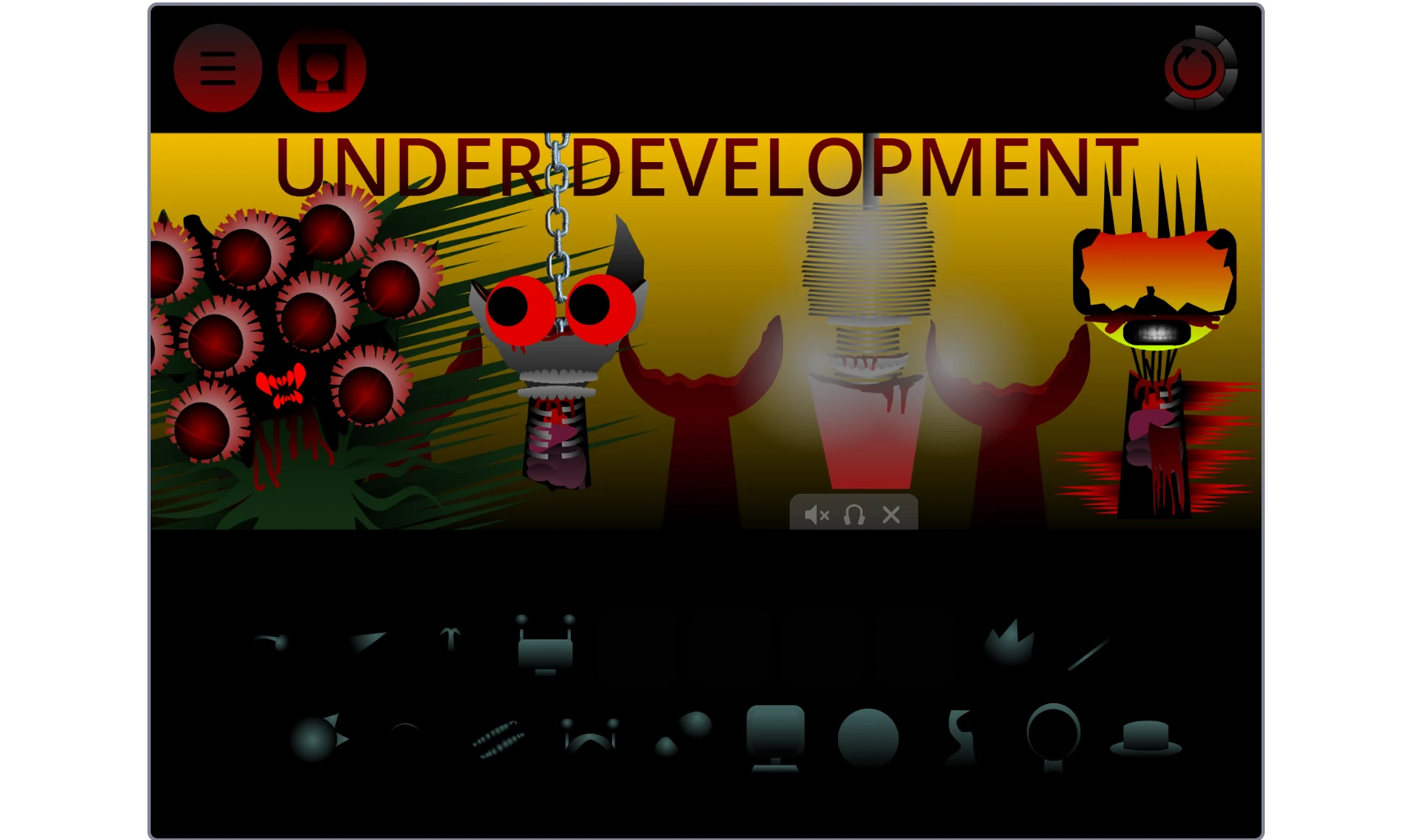 Sprunki Phase 57 Scratch stage performance with animated characters