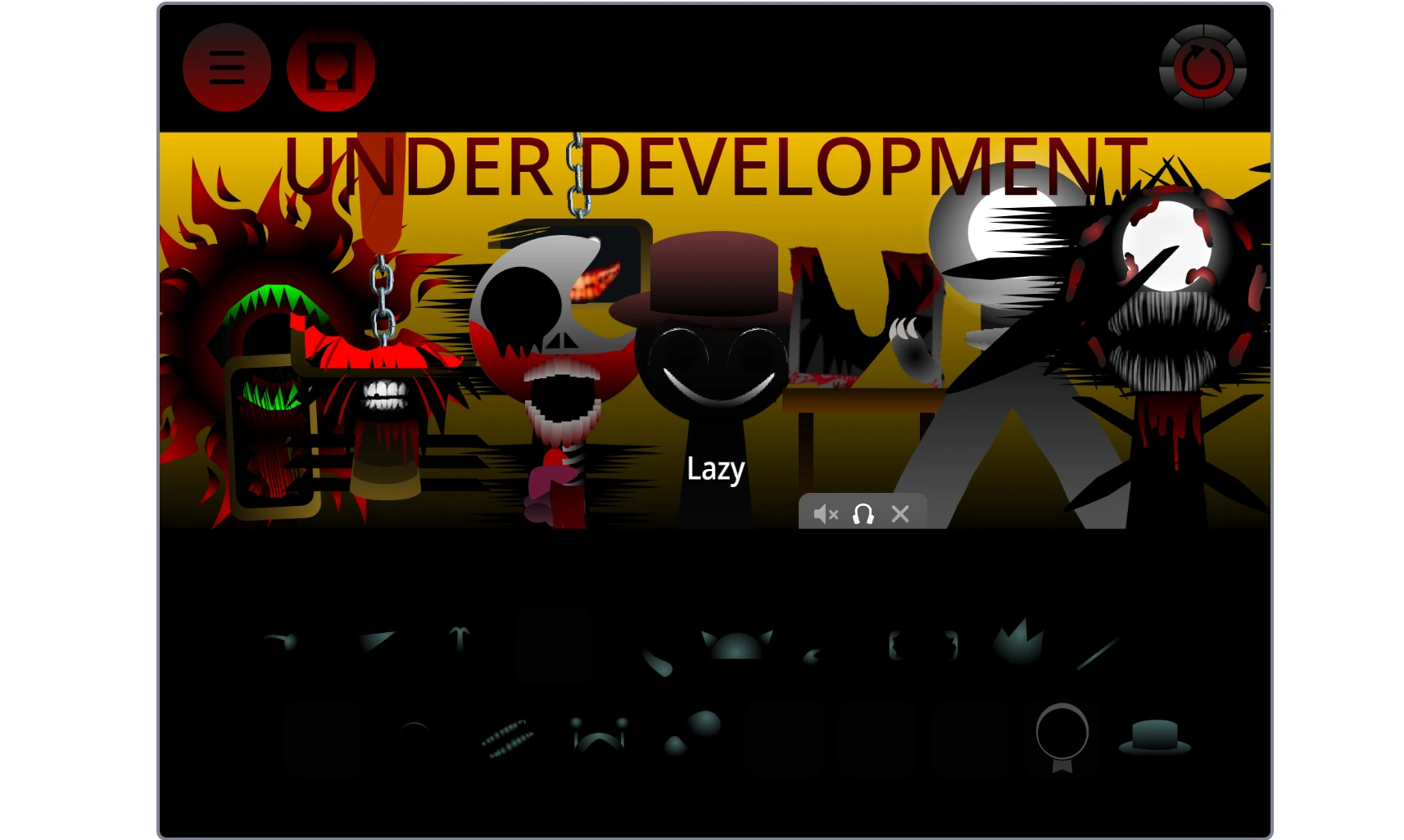 Sprunki Phase 57 Scratch completed music composition screen