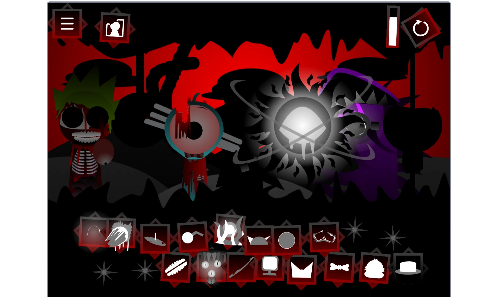 Visual themes and animations in Sprunki Phase 6 Definitive Fanmade Edition