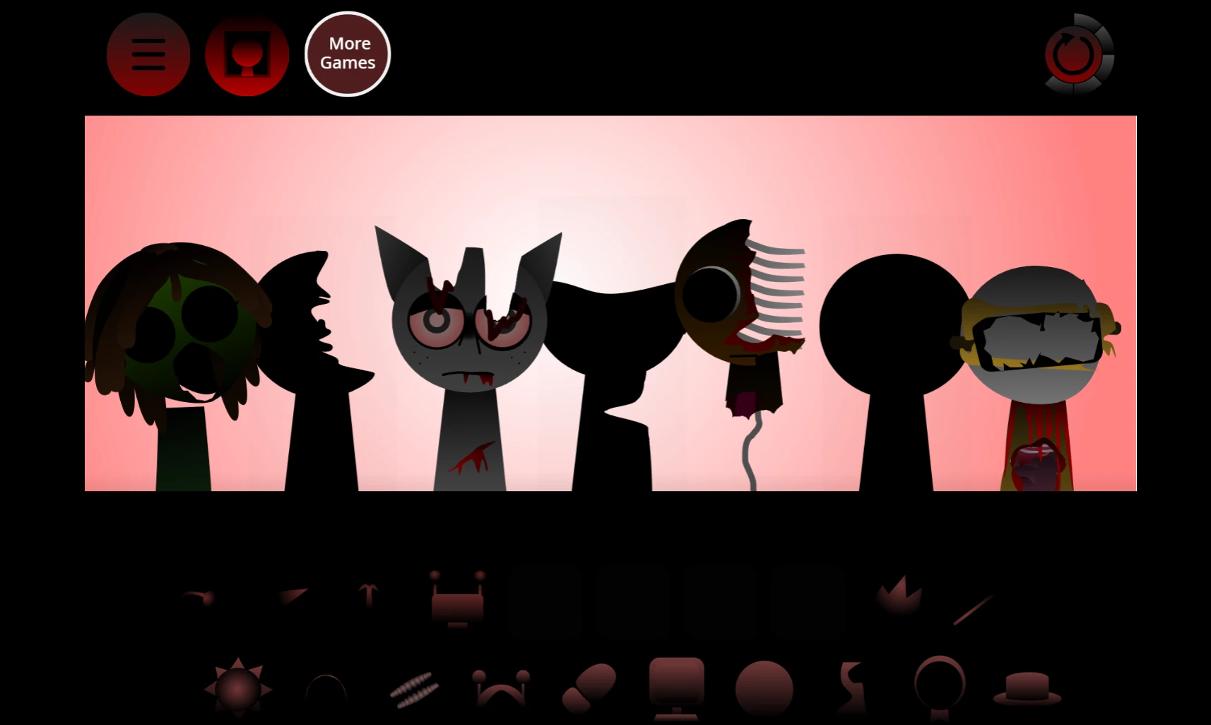 Kid-friendly interface of Sprunki Phase 6 Original