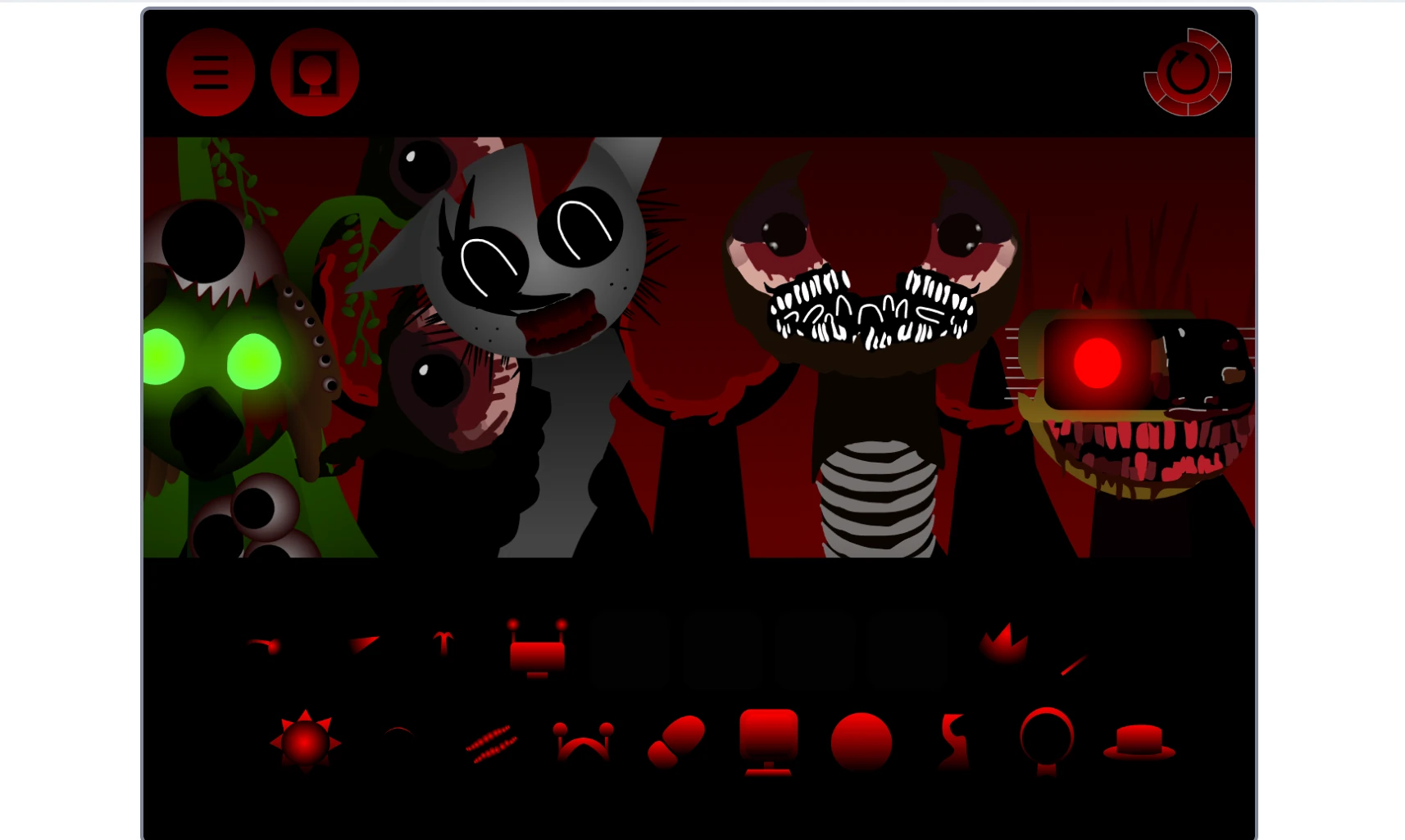 Sprunki Phase 6 multiple characters performing together on stage