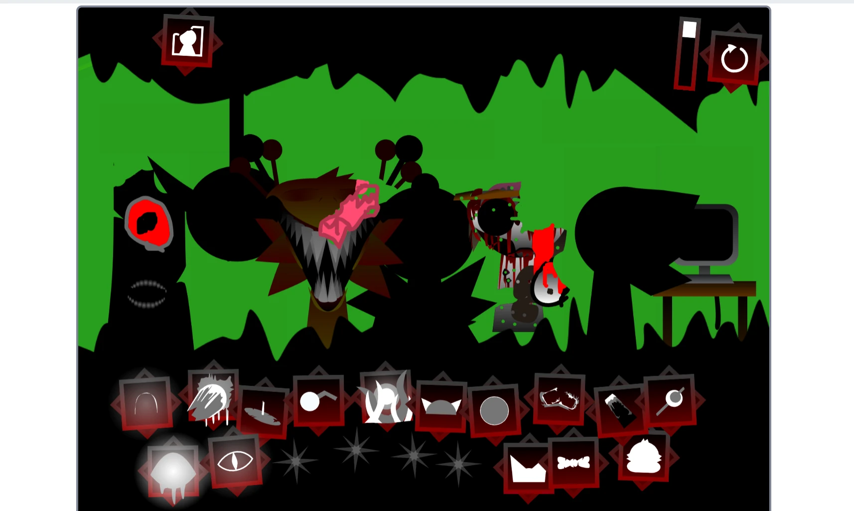 Level editor in Sprunki Phase 65 Definitive Fanmade Remix