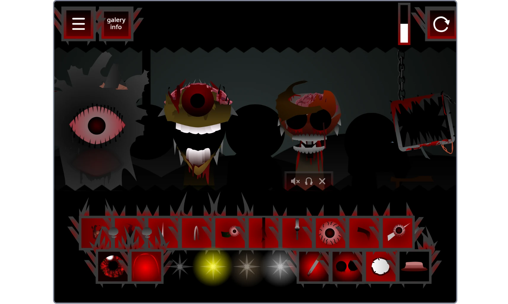User interface improvements in Version 2 Redesigned UI/UX in Sprunki Phase 7.5 V2
