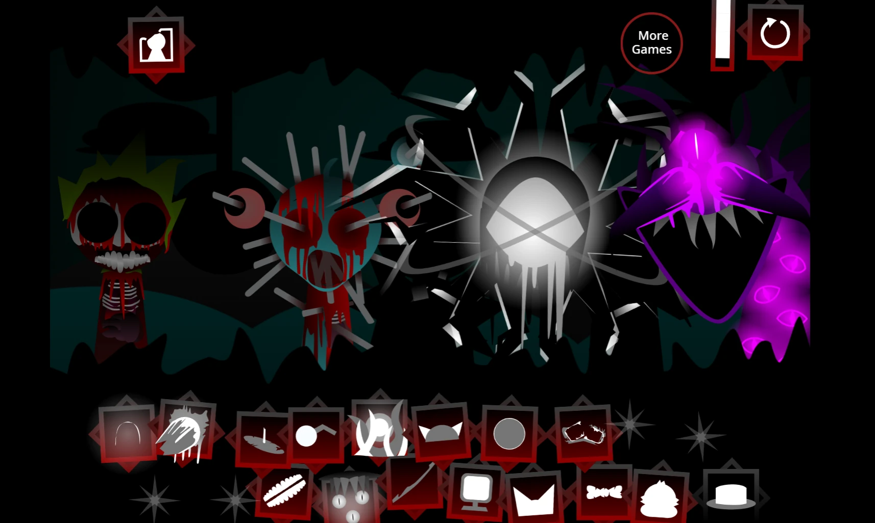 Sprunki Phase 7 Definitive Edition redesigned user interface