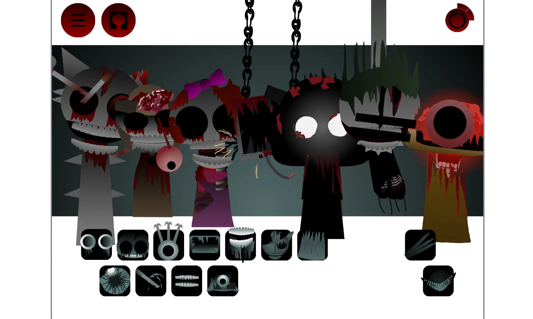 Atmospheric horror elements in Sprunki Phase 7.5 Official Alive gameplay