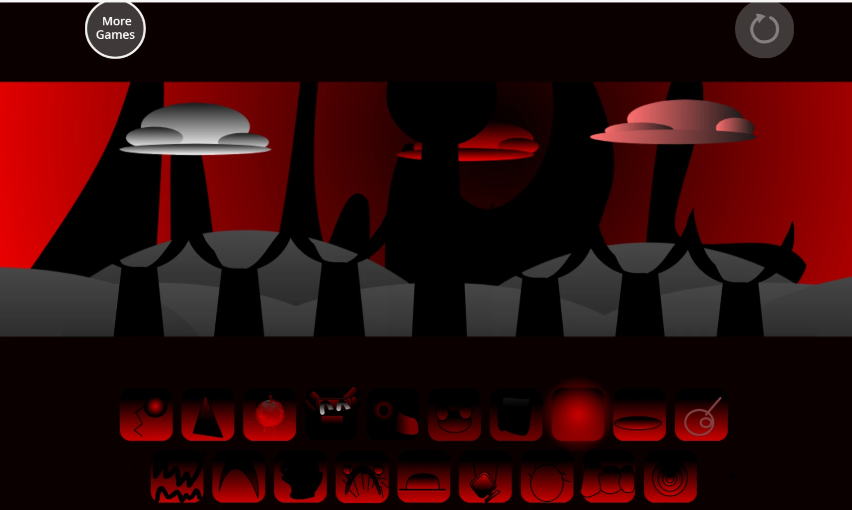Sprunki Phase 888 gameplay showing character selection