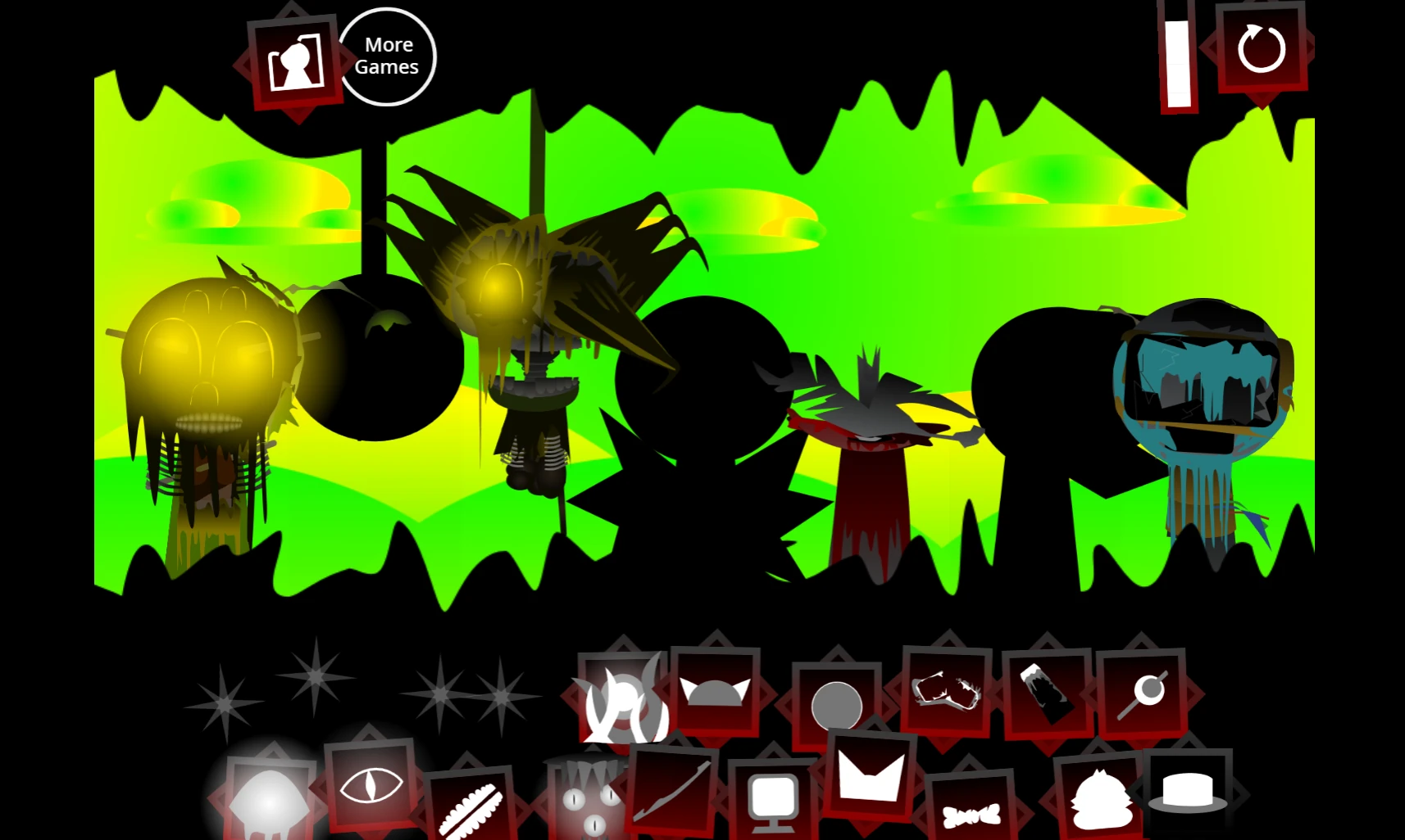 Child-friendly interface of Sprunki Phase 9 Fan Definitive