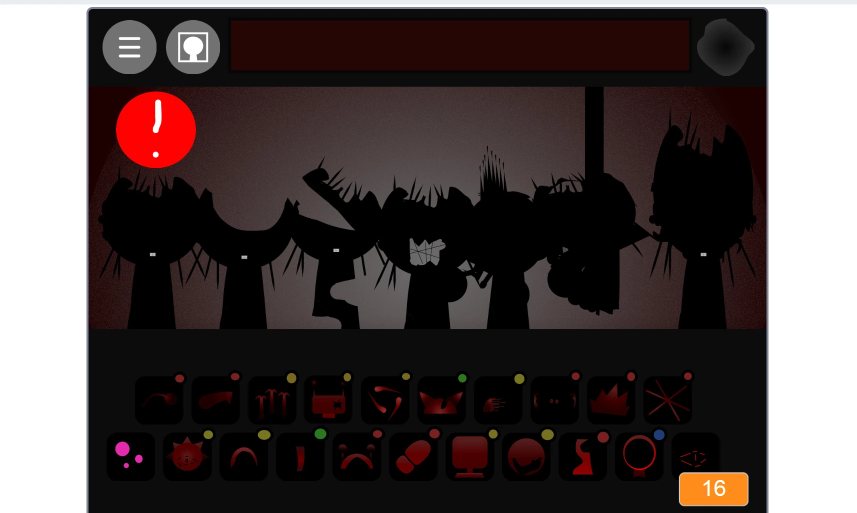 Sprunki Phase 9 Scratch Edition character selection screen