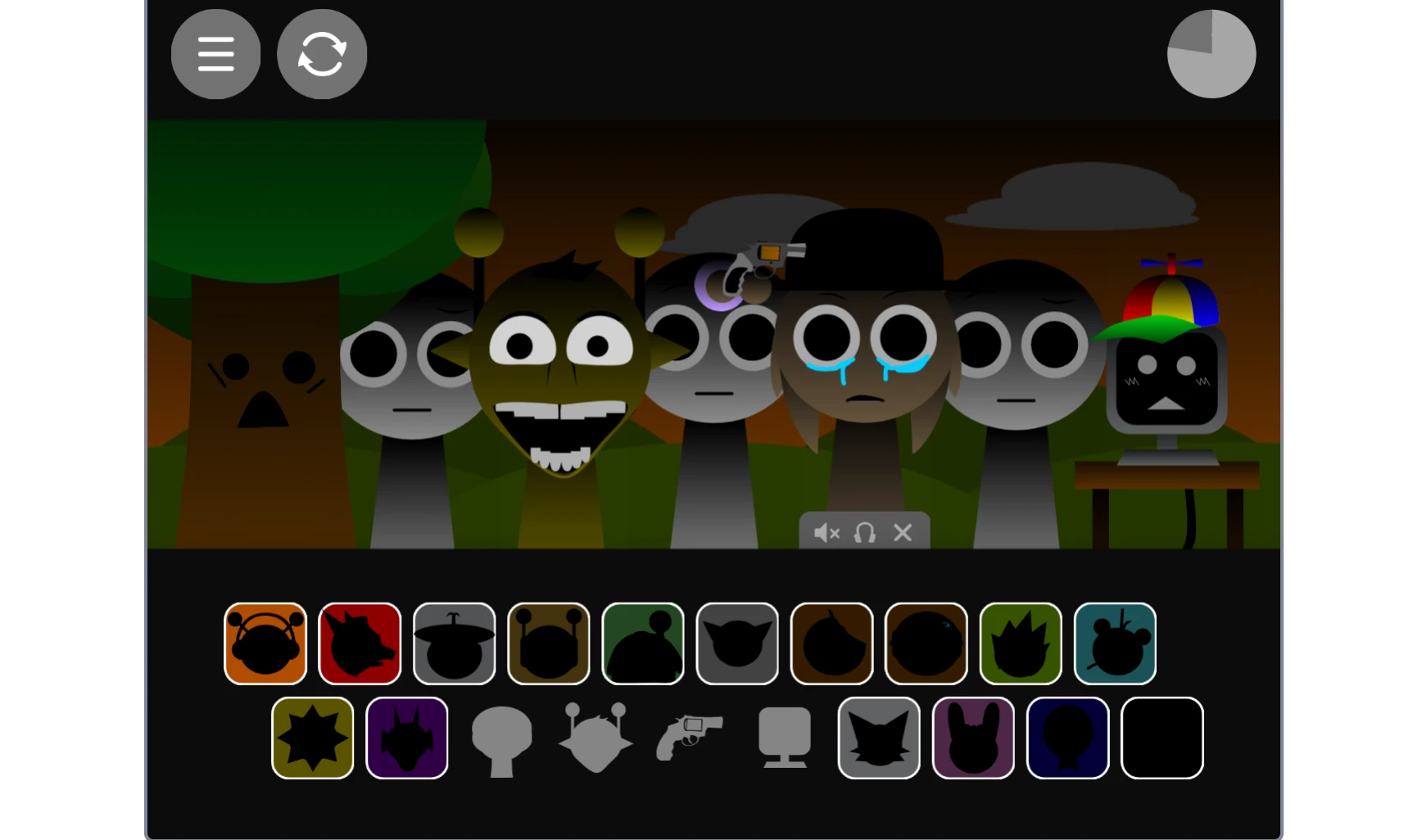 Baby characters in Sprunki Phase 1.7 Online Sprunki Phase 1.7 Online baby characters