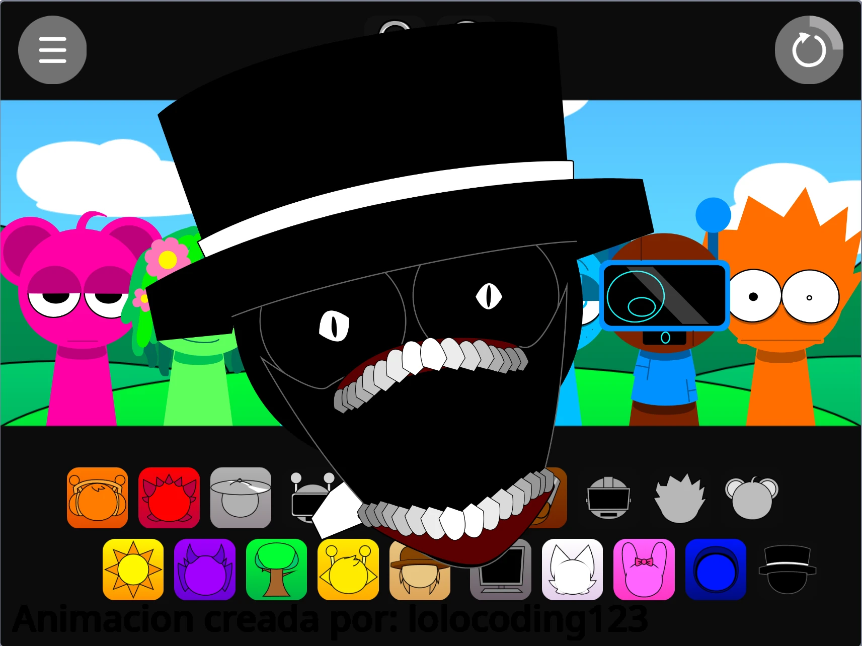 Sprunki Pyramixed Colors advanced color rendering