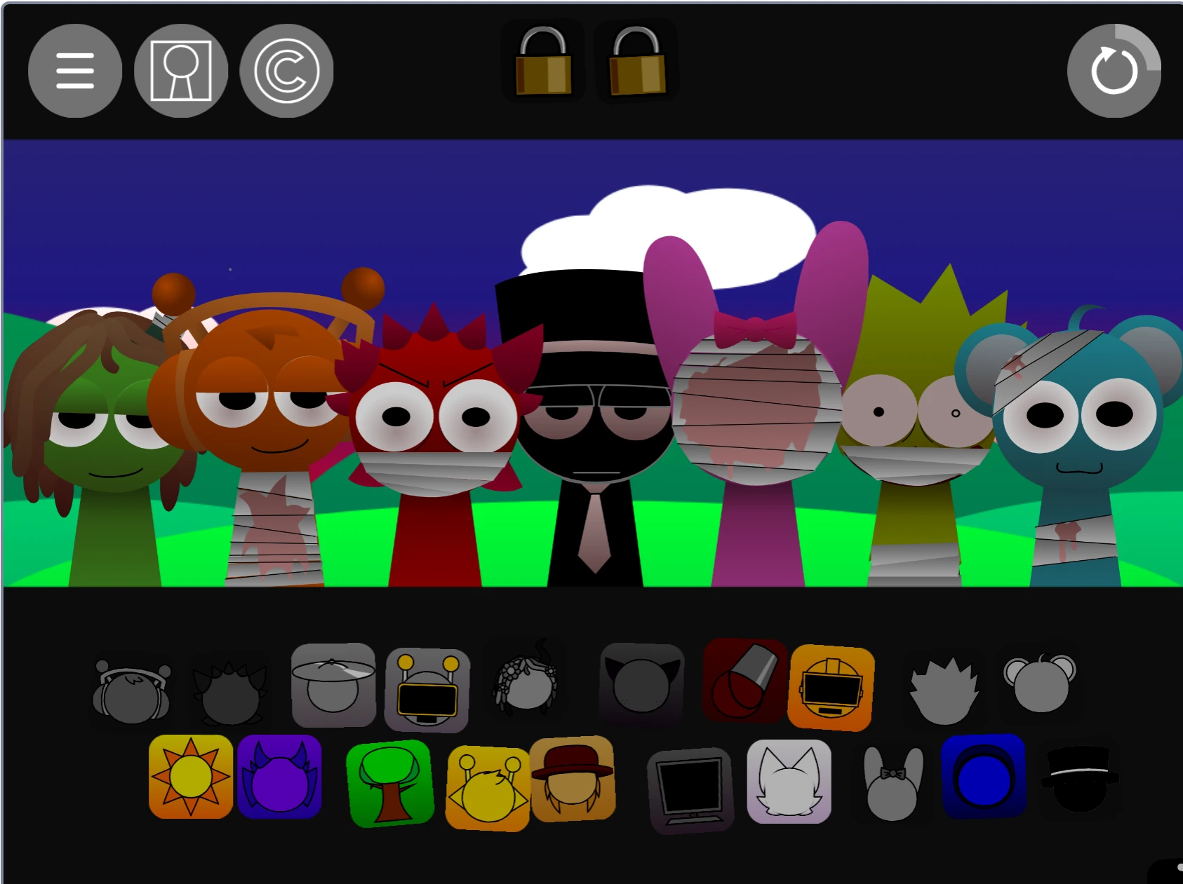 Sprunki Pyramixed 0.9 Alive social features