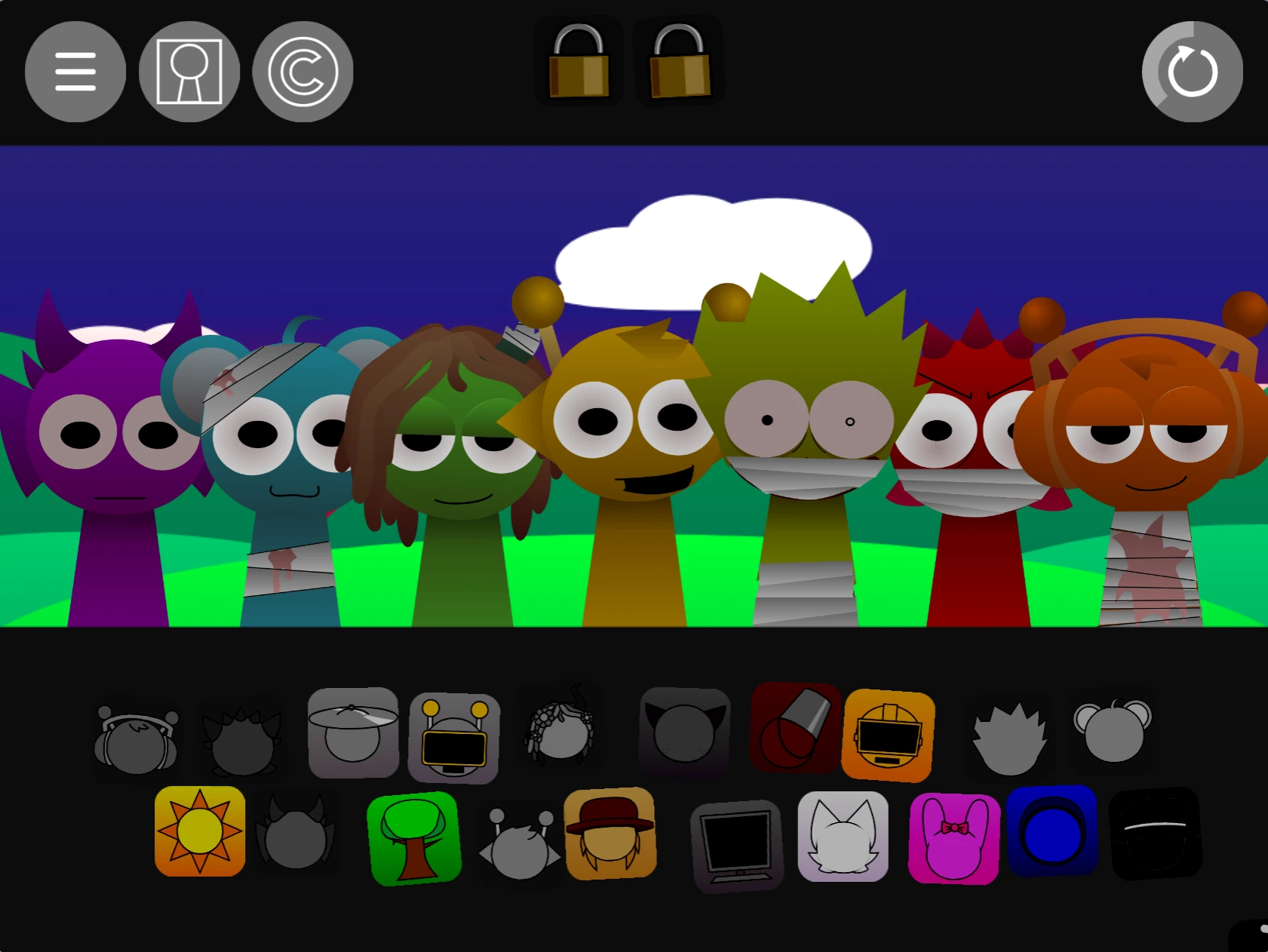 Sprunki Pyramixed 0.9 Alive advanced features