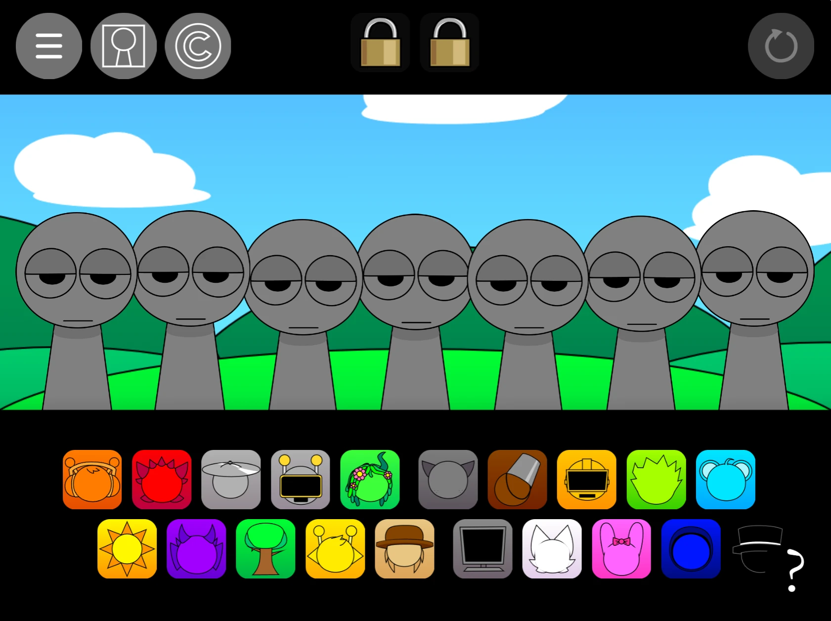 New Gray character design in Sprunki Pyramixed 0.9 But Gray Is Not Afraid Remix Redesigned Gray character in Sprunki Pyramixed 0.9 But Gray Is Not Afraid Remix