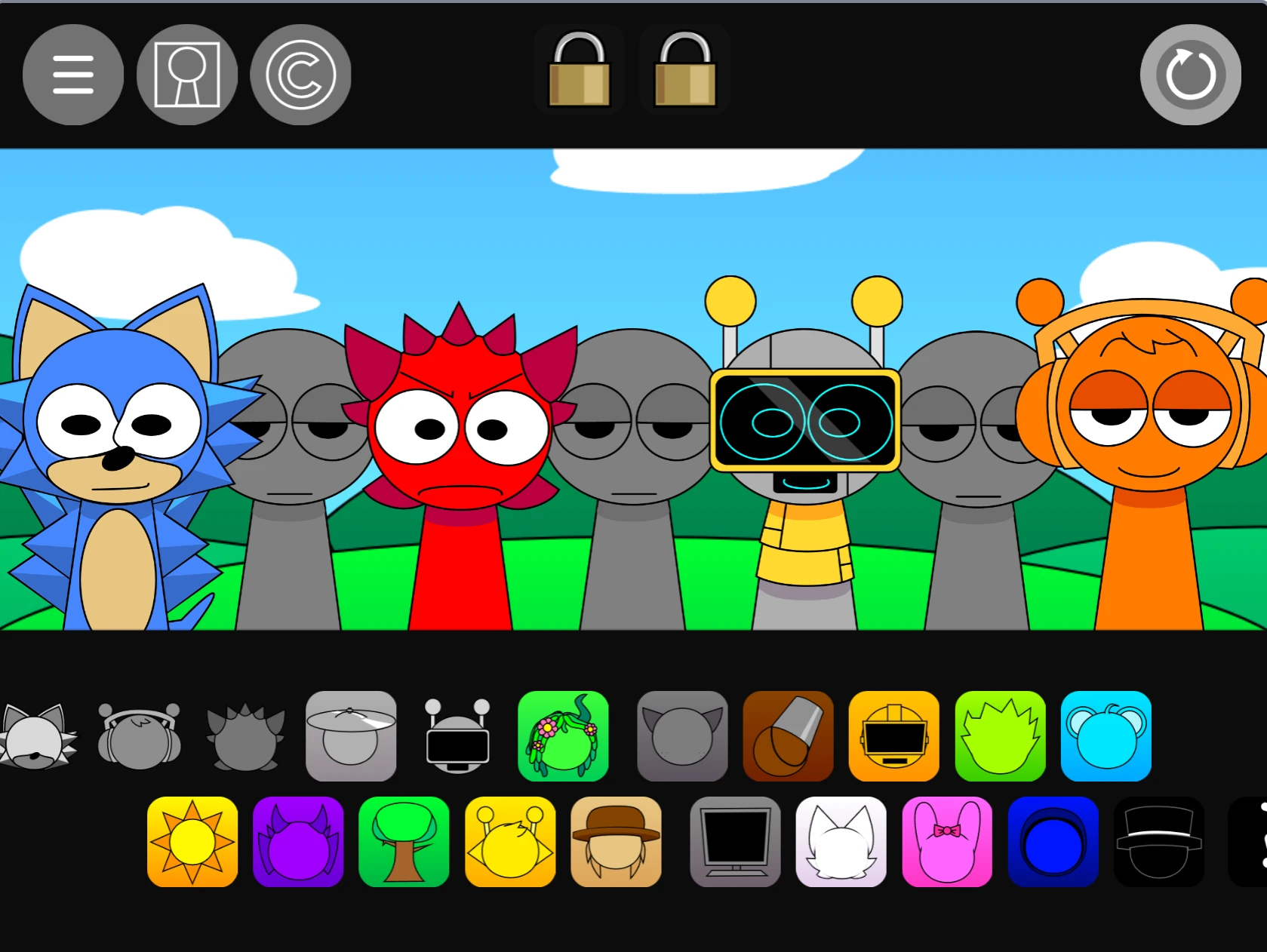 Sprunki Pyramixed 0.9 But With My OC Character Creation Tools