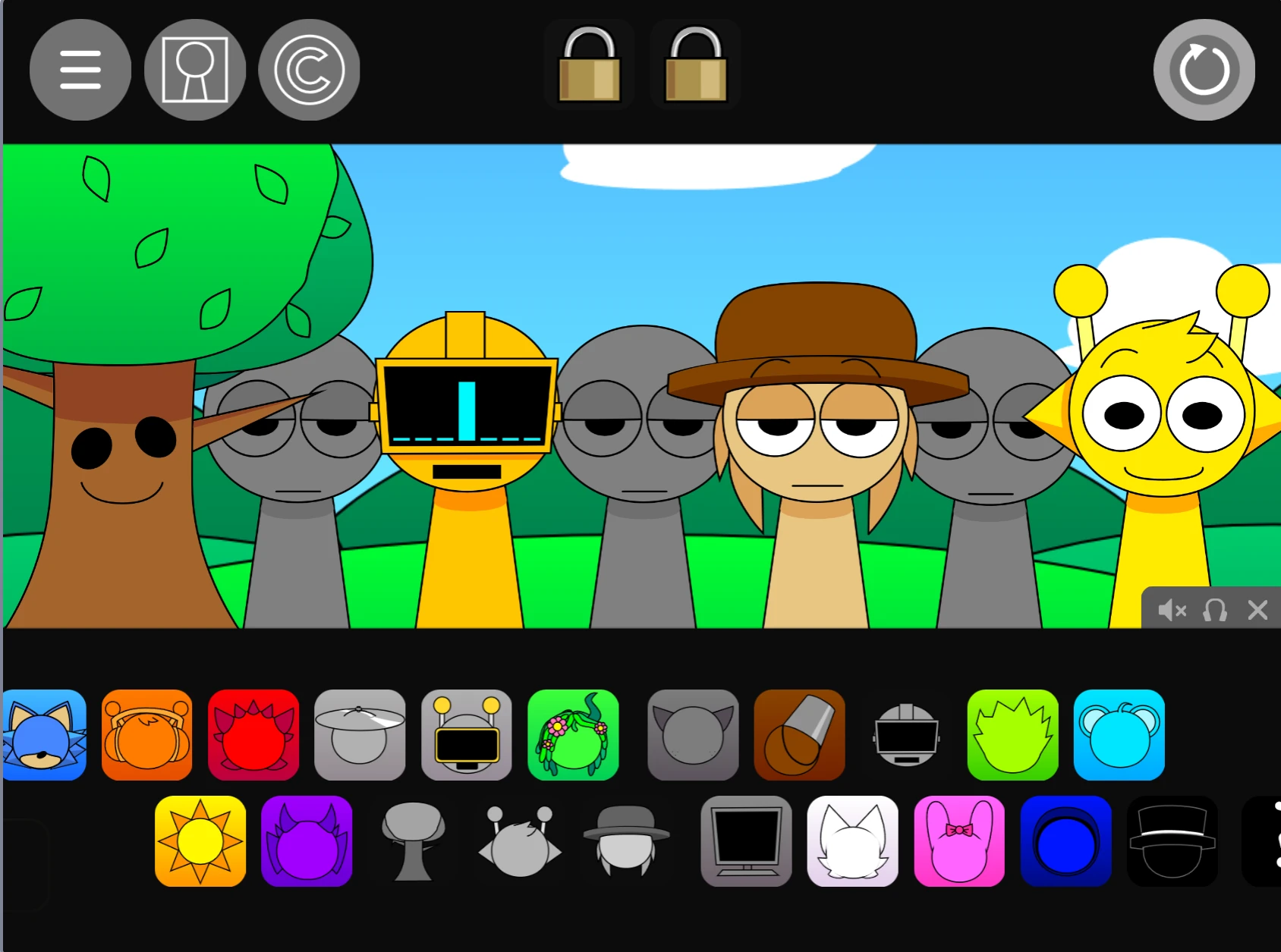 Sprunki Pyramixed 0.9 But With My OC Character Interactions