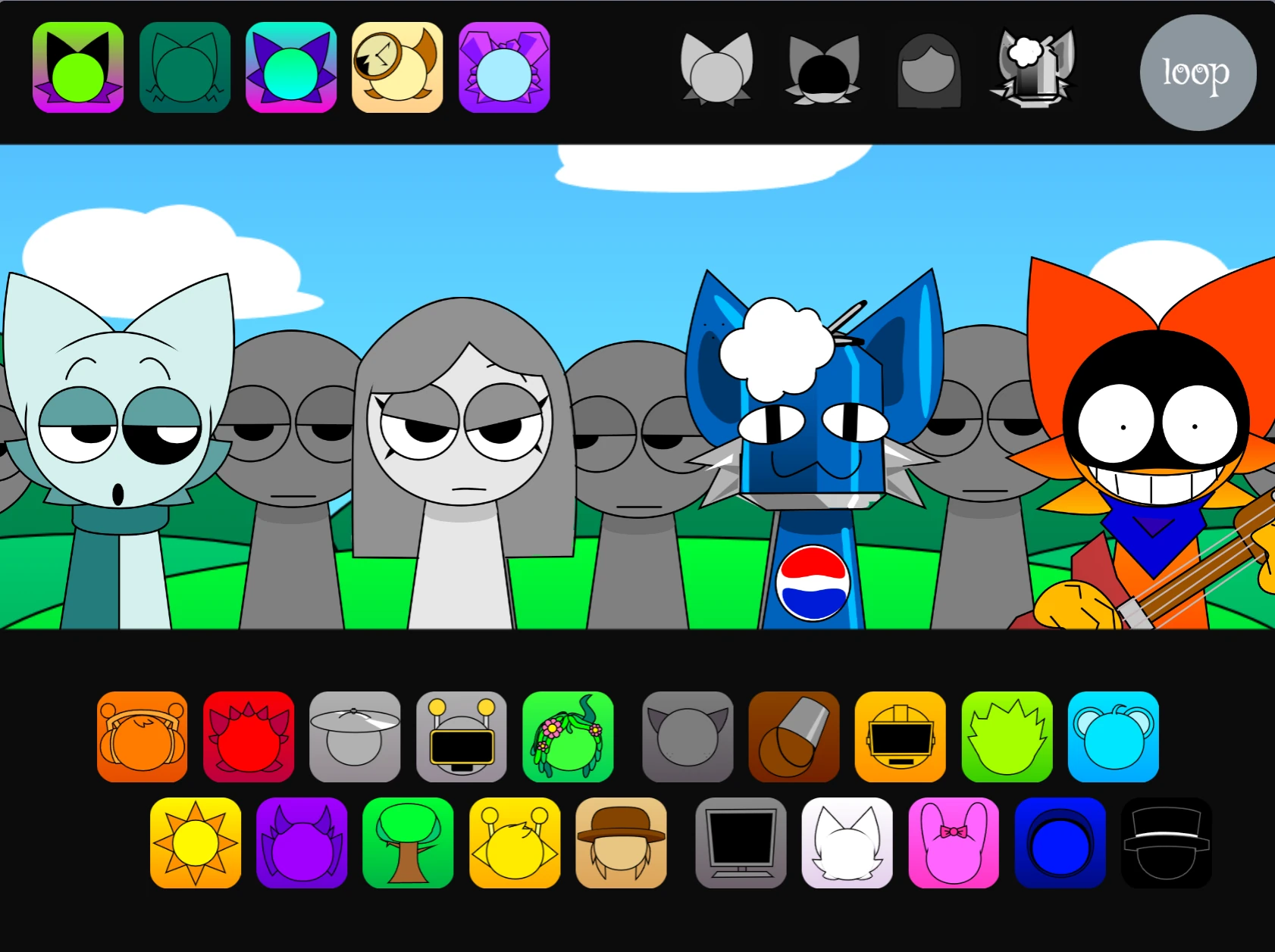 Enhanced Character Animations in Sprunki Pyramixed 0.9 Full Animated Retake Remix Enhanced animations in Sprunki Pyramixed 0.9 Full Animated Retake Remix
