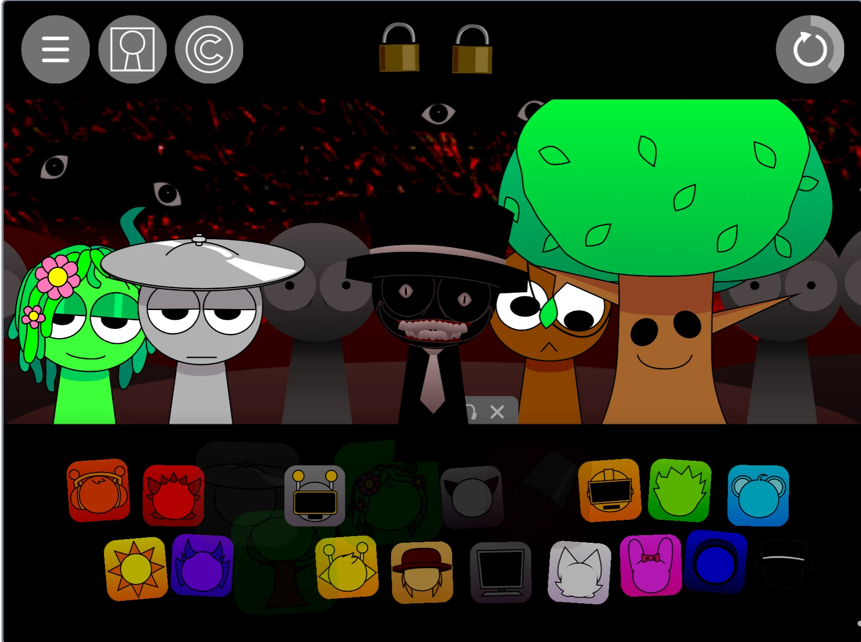 Performance improvements in Sprunki Pyramixed 0.9 OC But Fixed