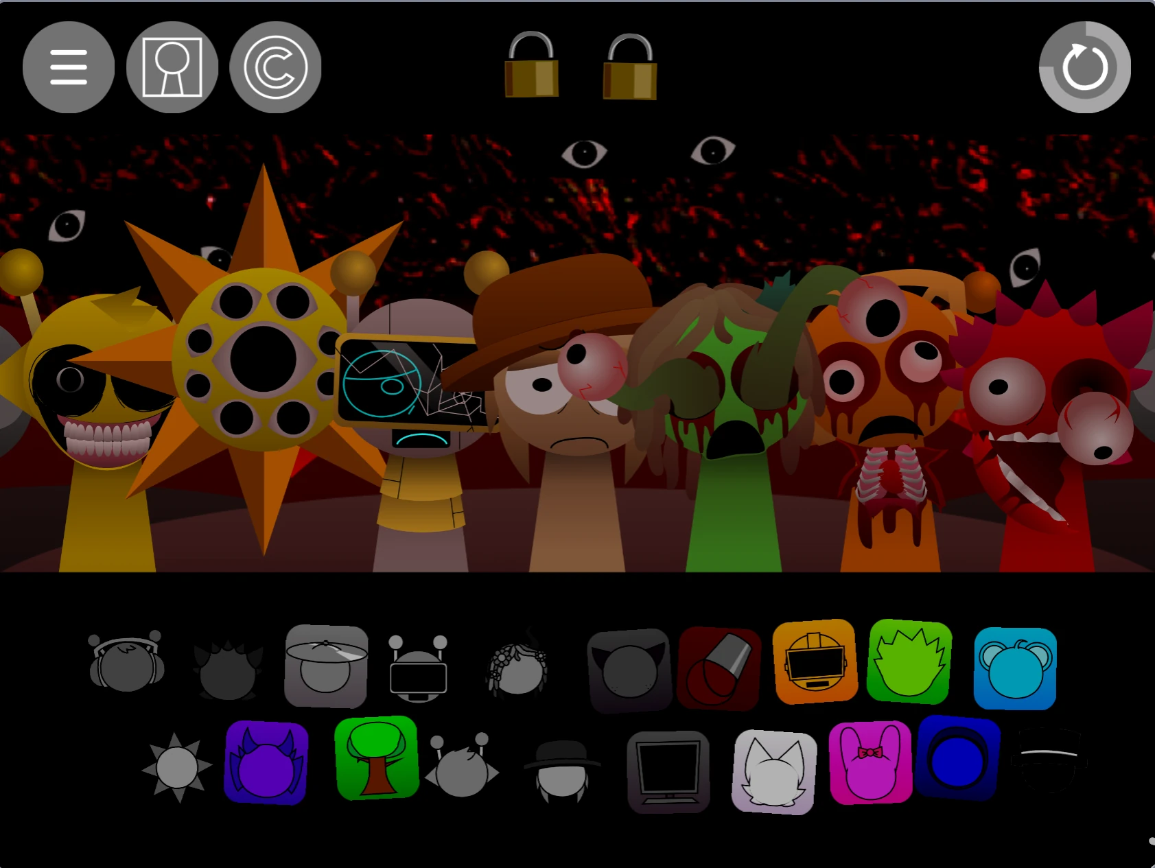 Advanced features in Sprunki Pyramixed 0.9 OC But Fixed