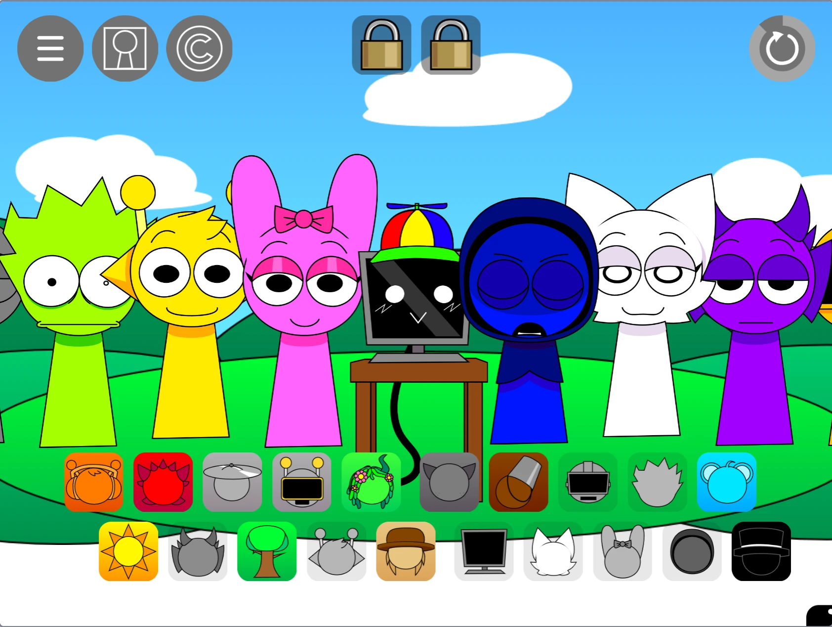 Character Design Examples in Sprunki Pyramixed 0.9 OC New Sprunki Pyramixed 0.9 OC New Character Design Examples