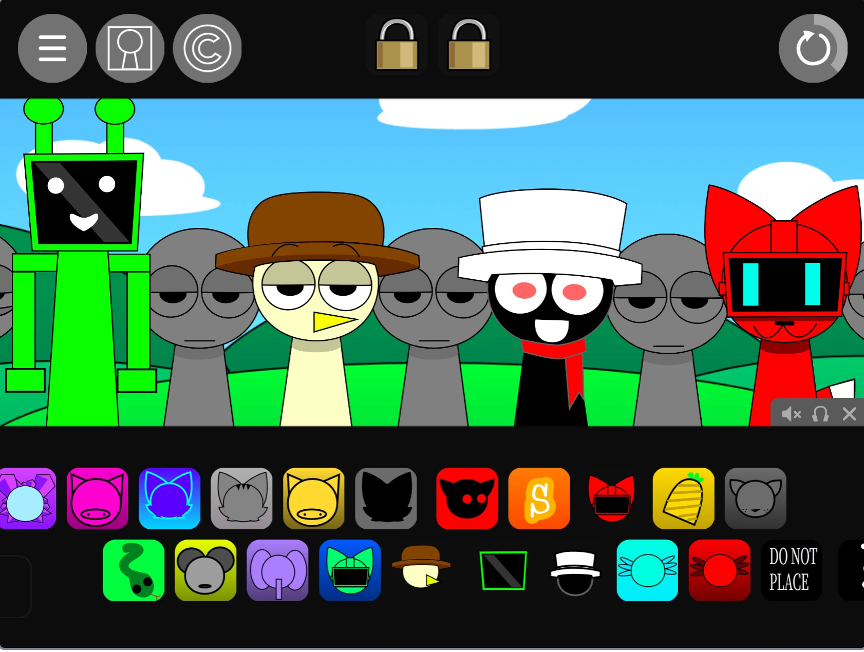 Exclusive character designs in Sprunki Pyramixed 0.9 Piglet Playz