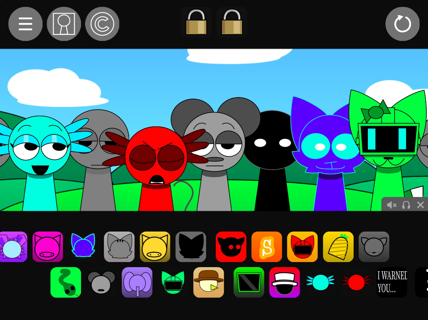 Complete gameplay overview of Sprunki Pyramixed 0.9 Piglet Playz