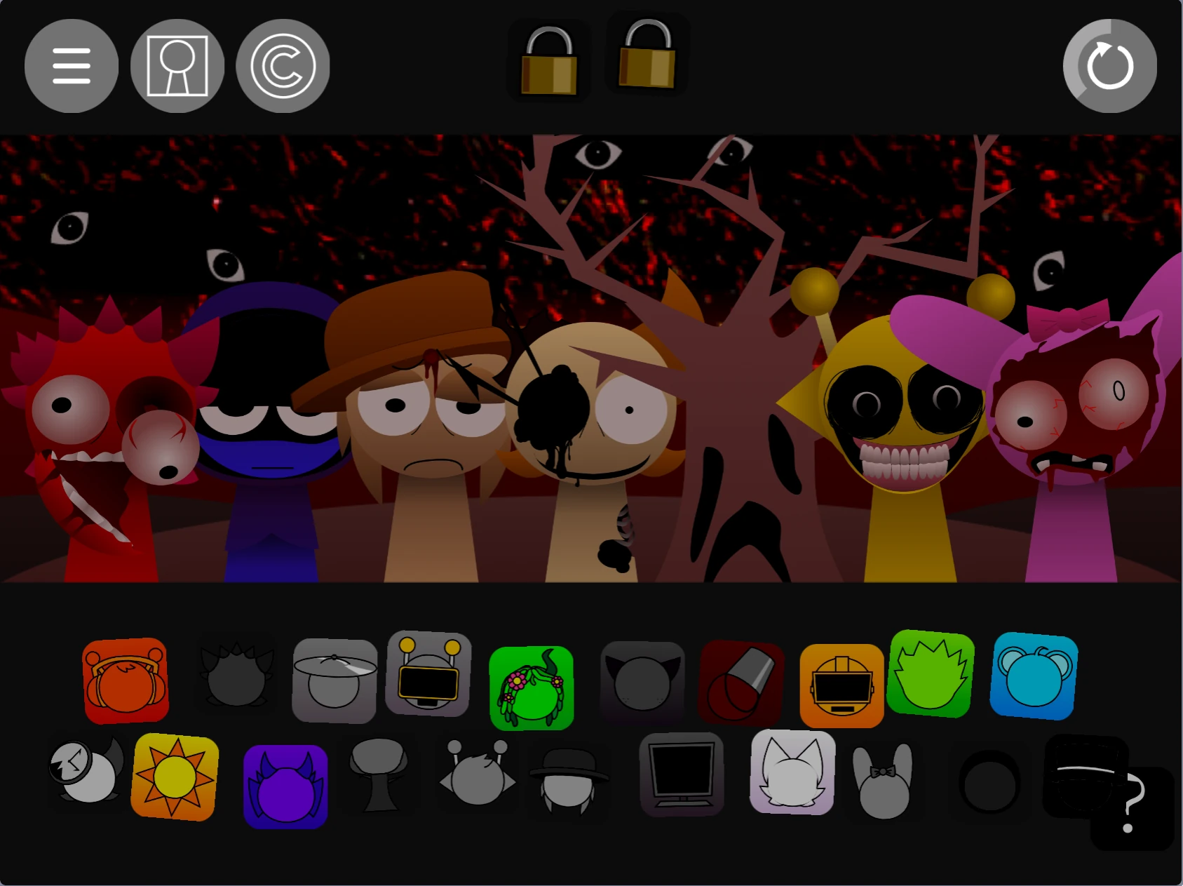 Explore music created by other players Community creations and shared compositions in Sprunki Pyramixed