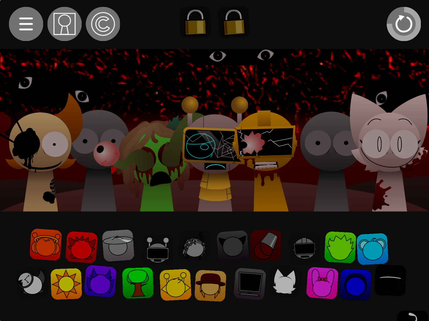 Complete gameplay experience in Sprunki Pyramixed 0.9 Update