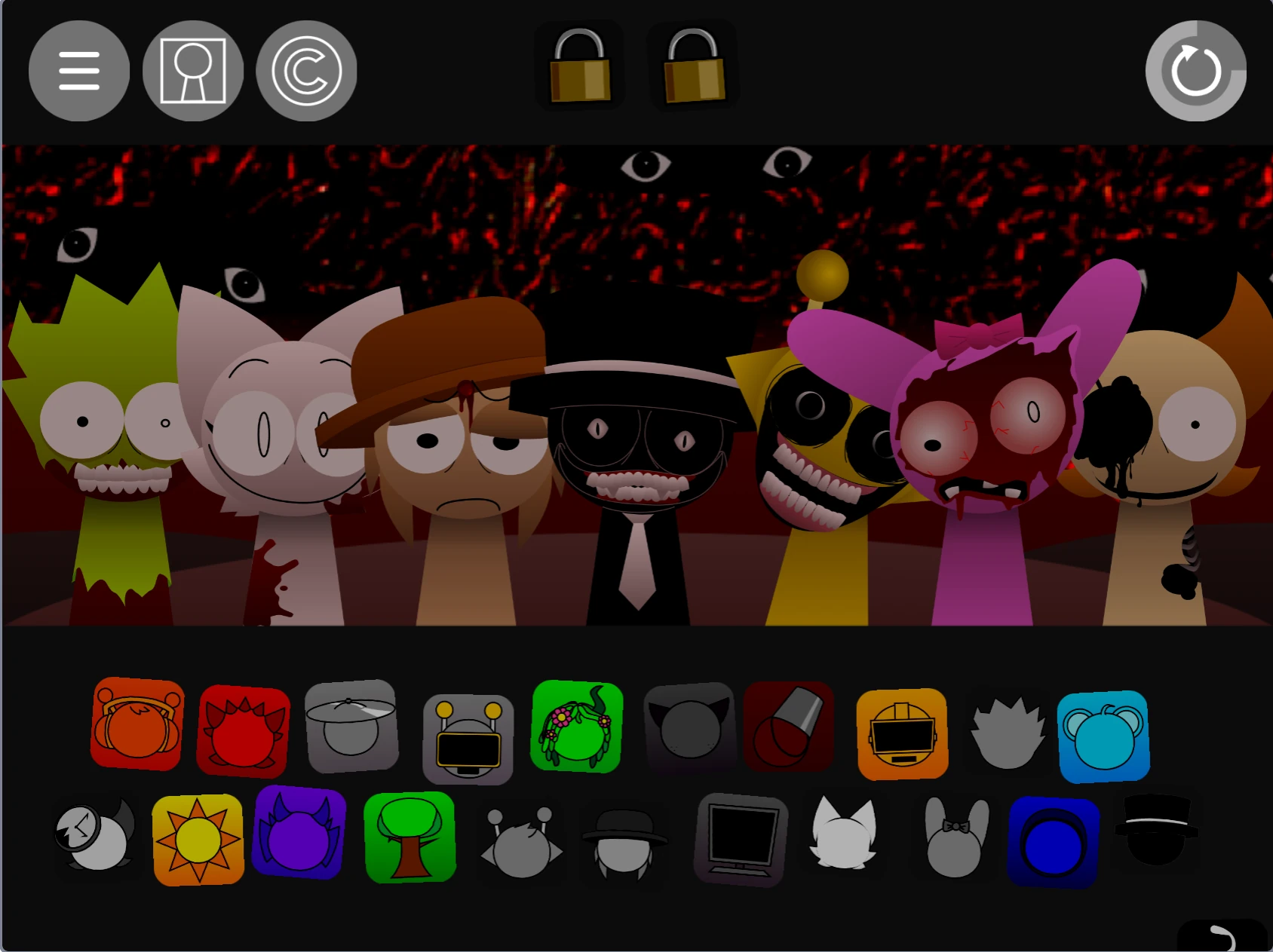 Community sharing and recording options in Sprunki Pyramixed 0.9