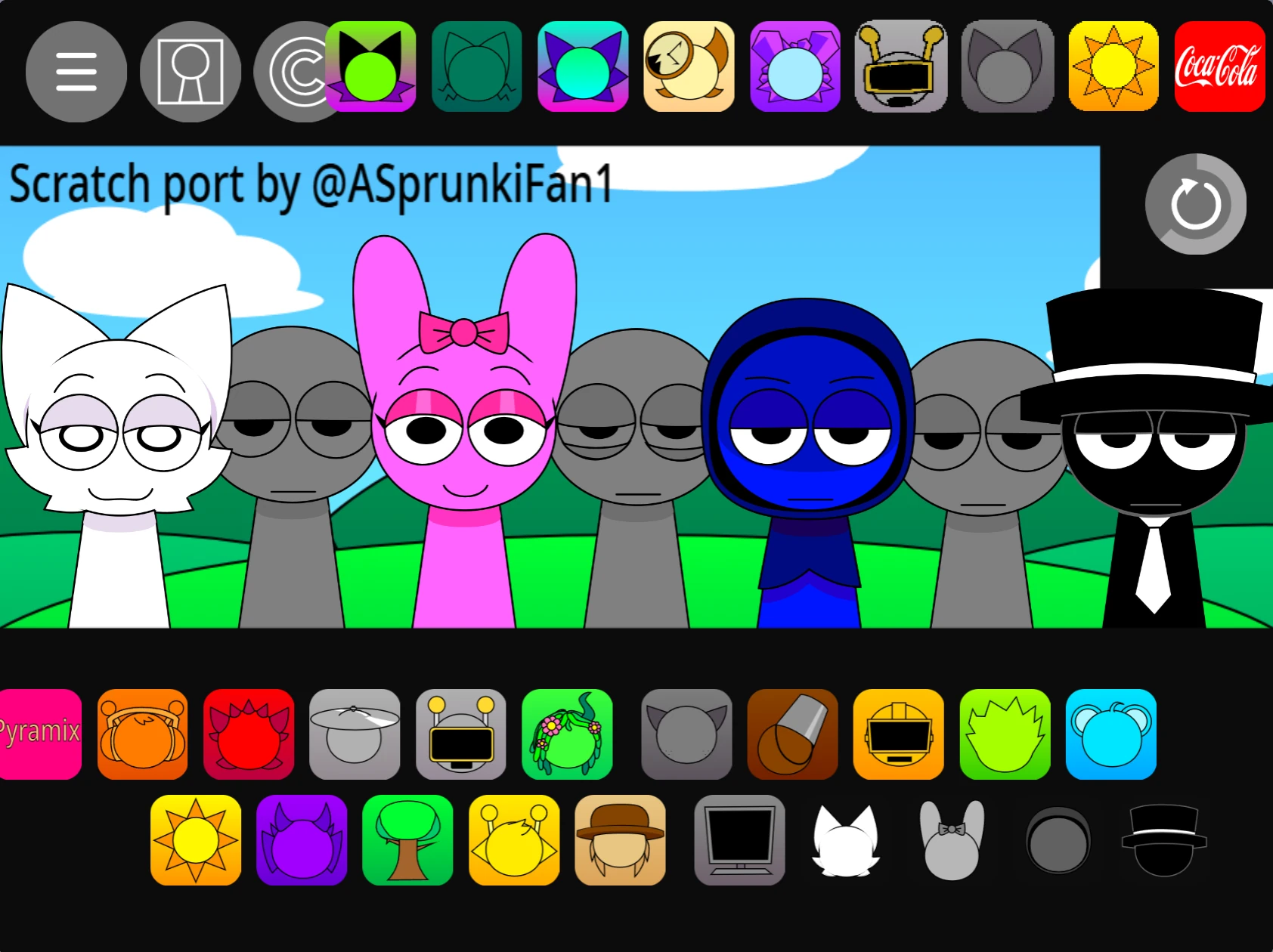 Fluid Character Animations in Sprunki Pyramixed 0.9 V3 Sprunki Pyramixed 0.9 V3 Animation Showcase