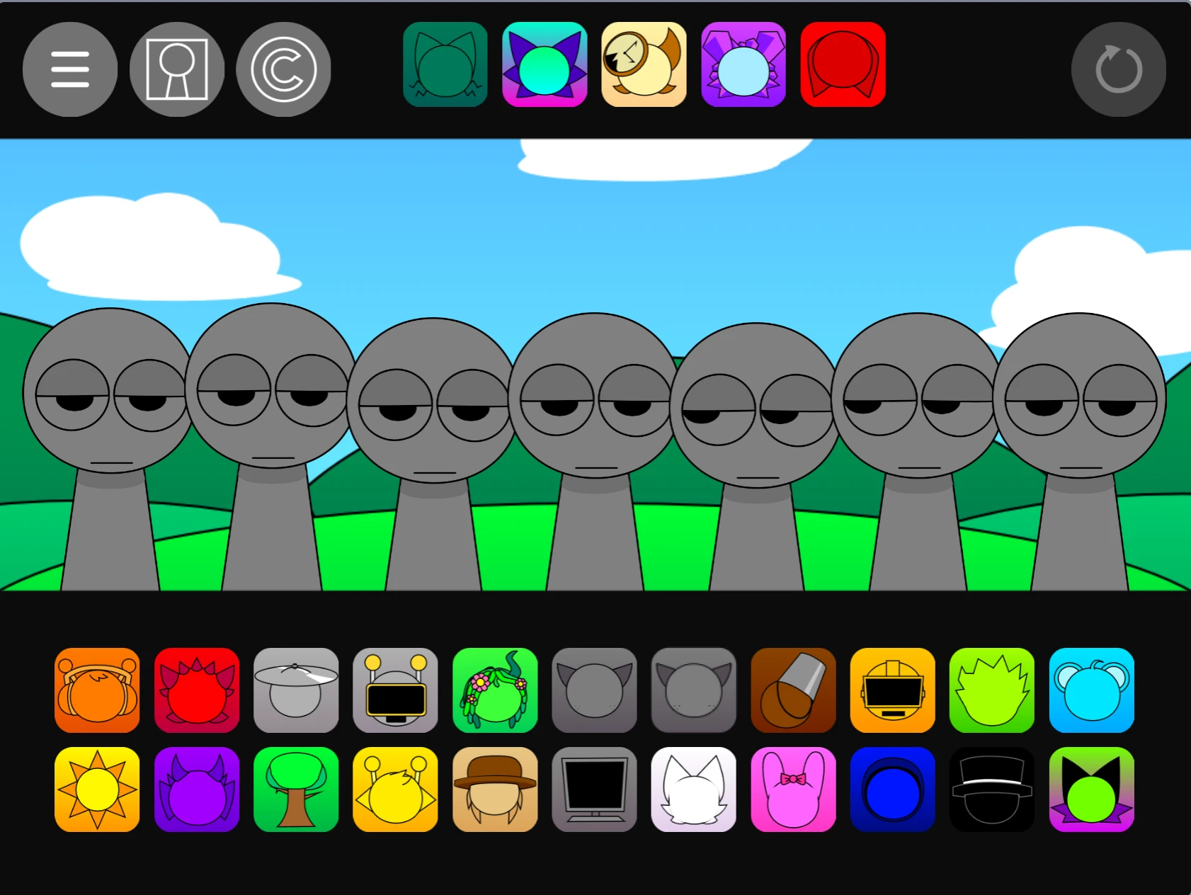 Custom modifications in Sprunki Pyramixed 0.95 But Edited