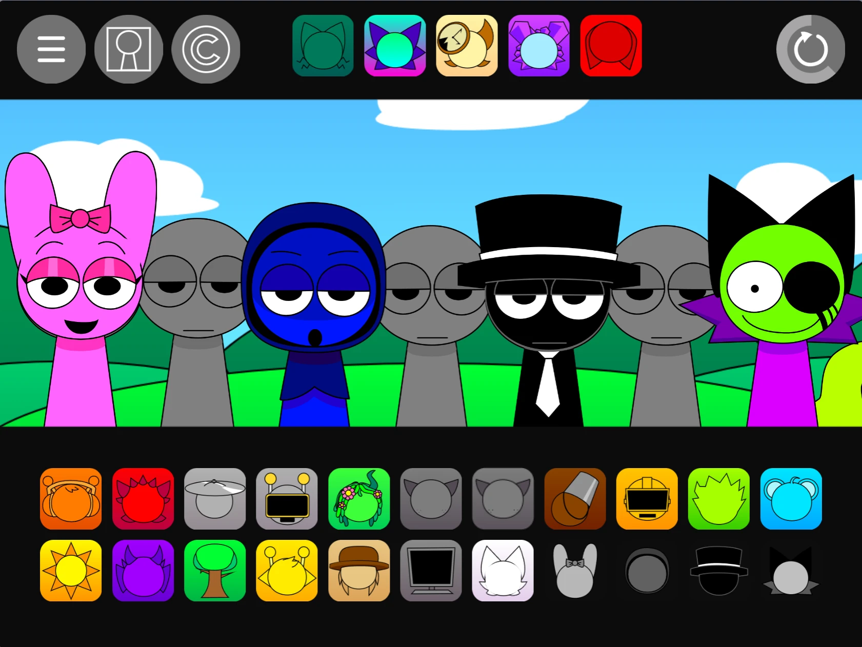 Community created content in Sprunki Pyramixed 0.95 But Edited