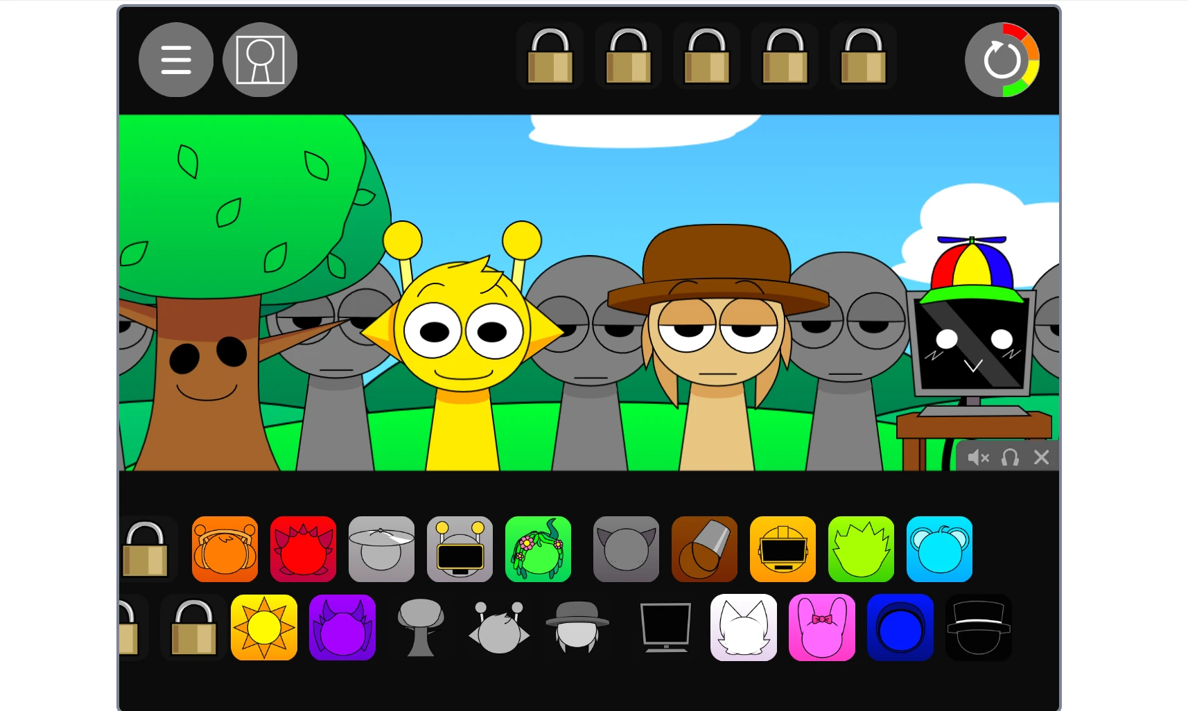 Final Music Mix and Sharing in Sprunki Pyramixed Deluxe