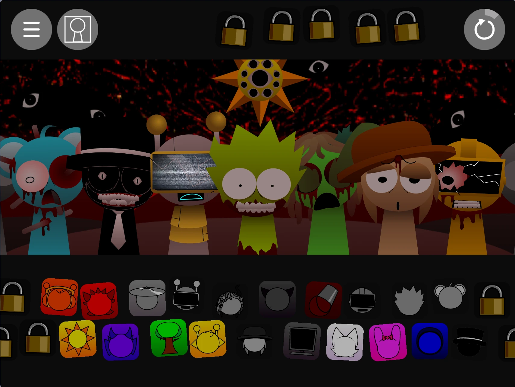 Unlockable secret bonus characters in Sprunki Pyramixed Extra OCs Secret bonus characters in Sprunki Pyramixed Extra OCs