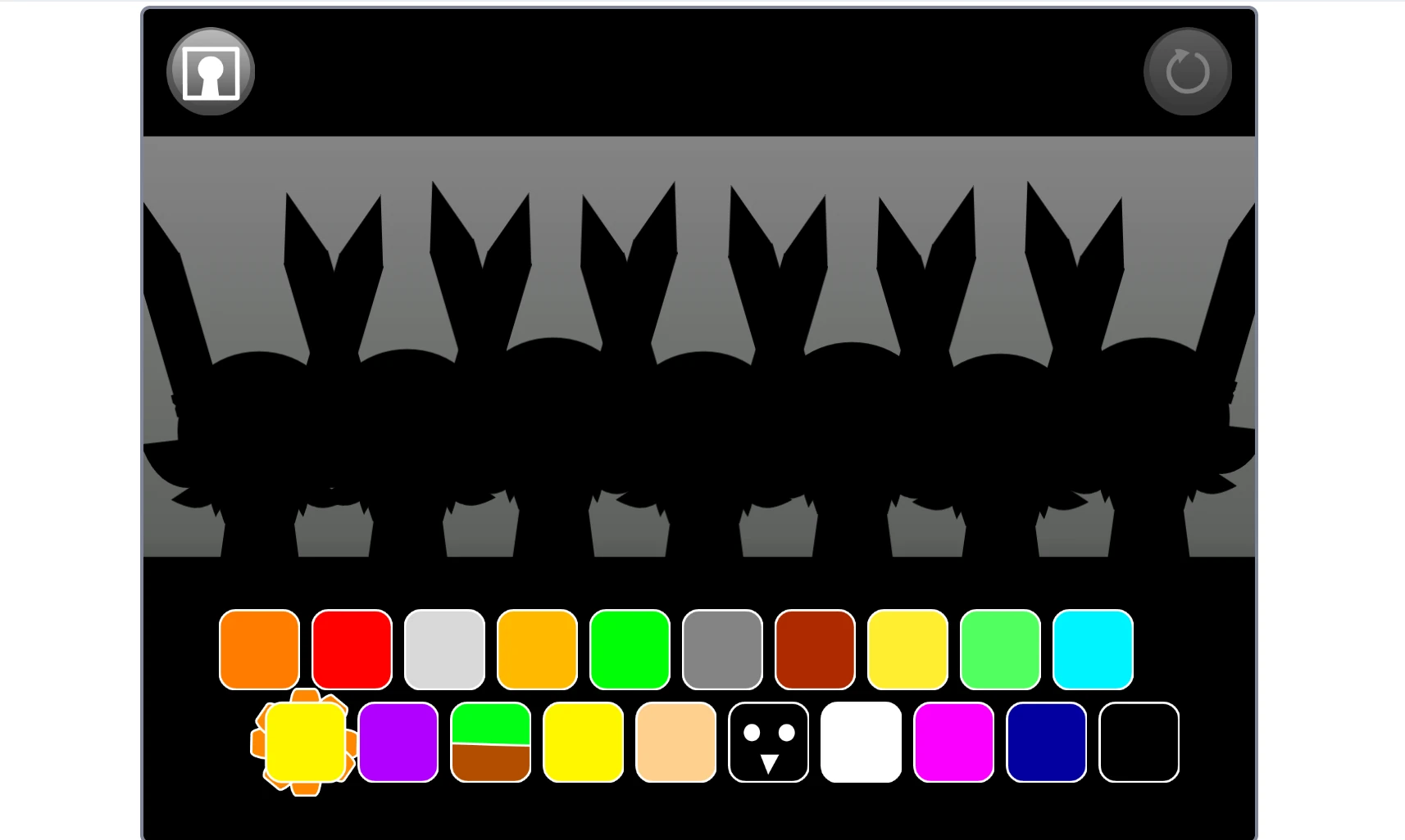 Sprunki Pyramixed Penz Gameplay Interface and Character Selection Sprunki Pyramixed Penz gameplay interface and character selection