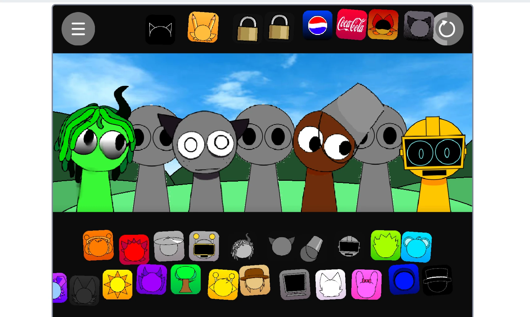 Unsettling sound effects and visual elements in Regretful V2