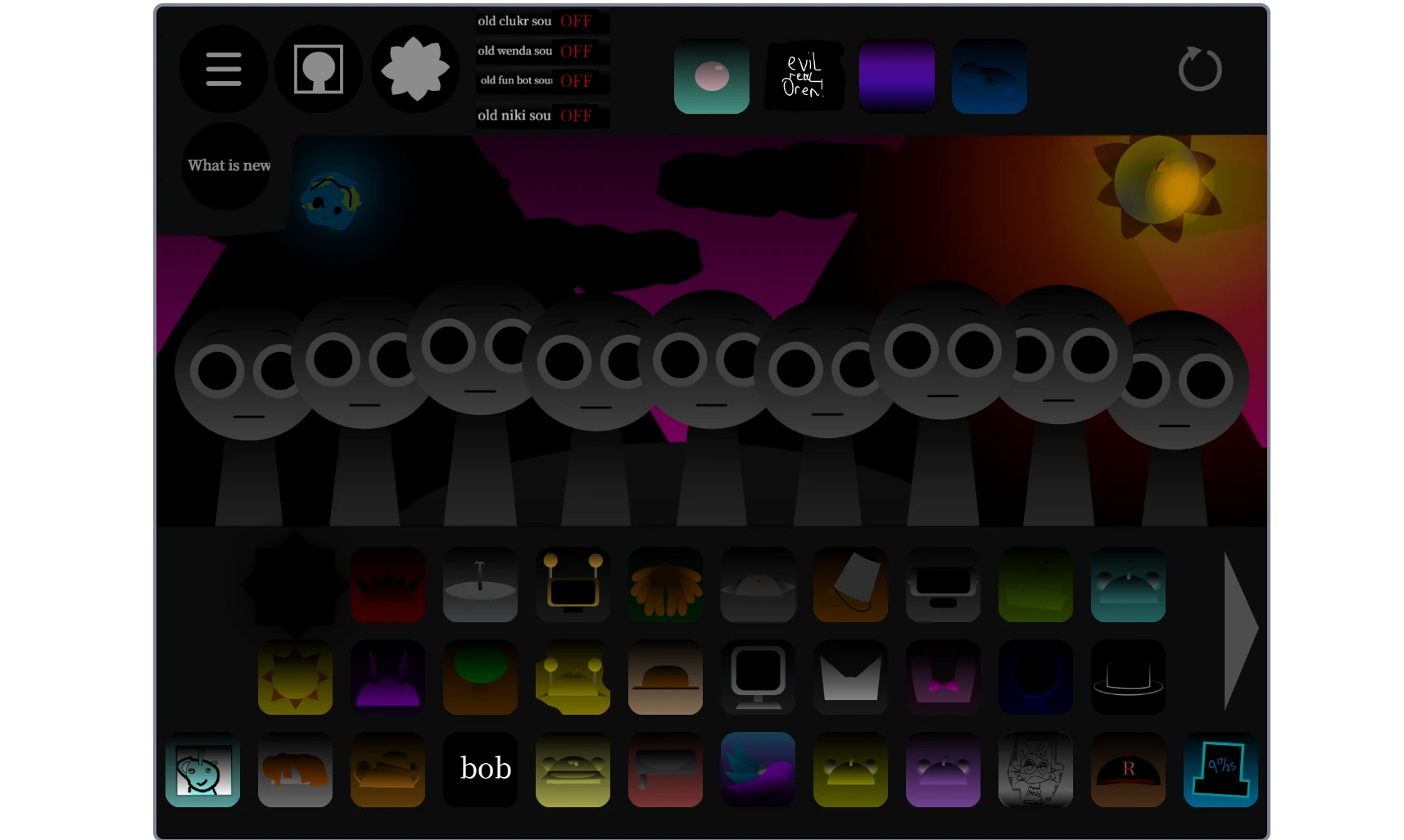Sprunki Reversed But Mutiswap gameplay showing reversed mechanics