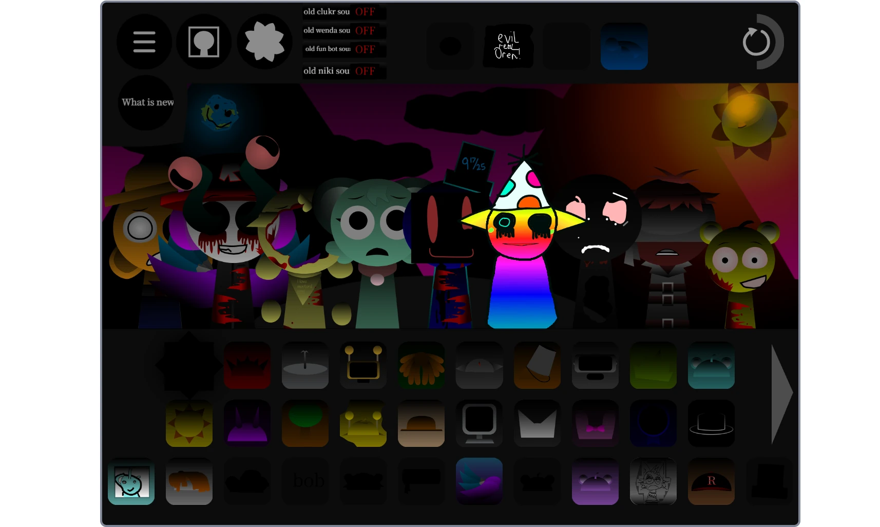 Level progression in Sprunki Reversed But Mutiswap