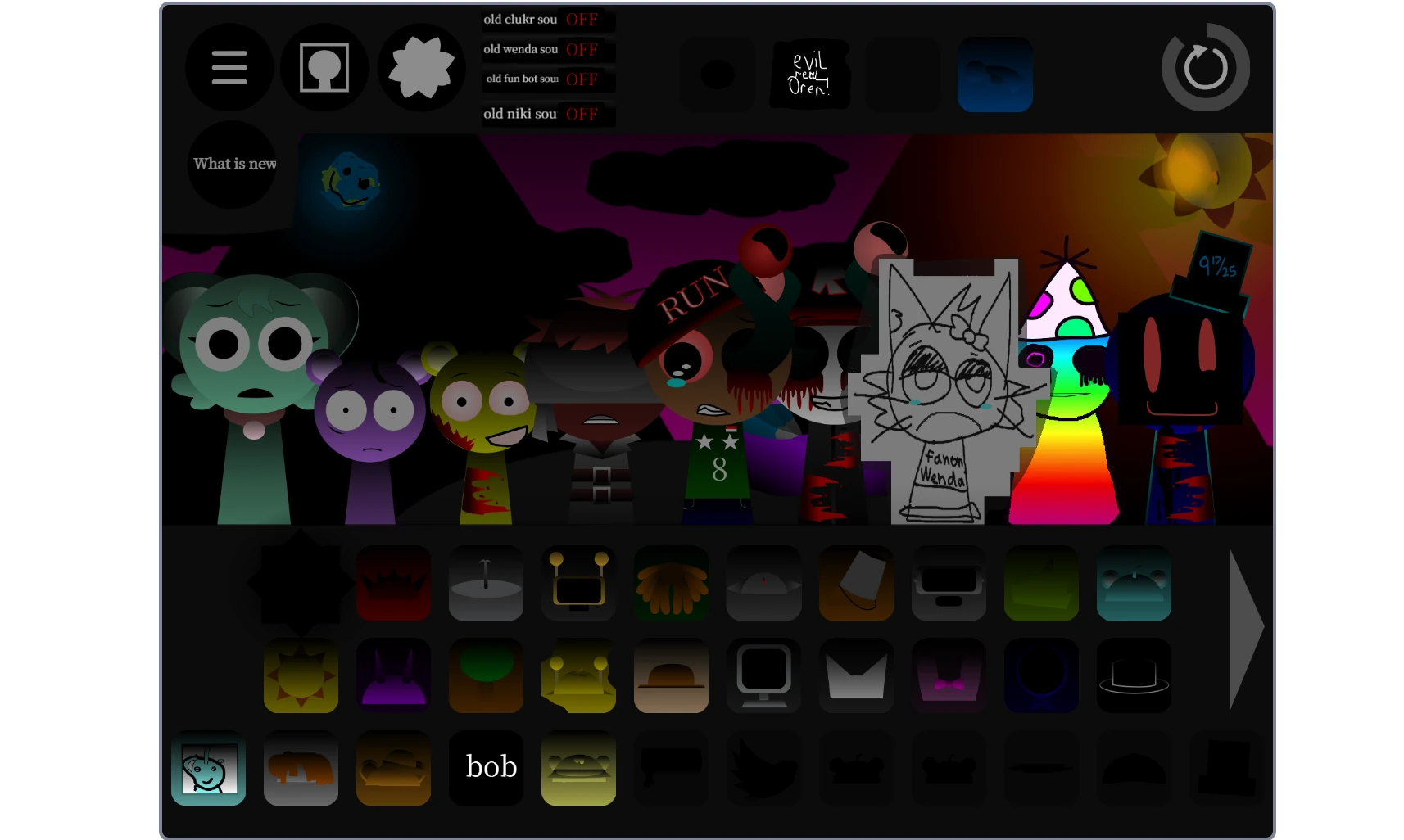 Special effects and animations in Sprunki Reversed But Mutiswap