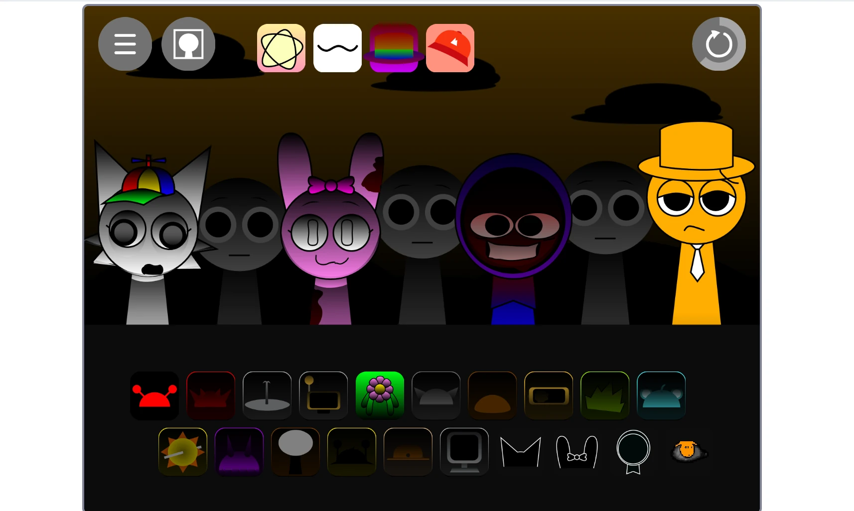 Sound Mixing Options in Sprunki Shifted Old Sprunki Shifted Old sound mixing options