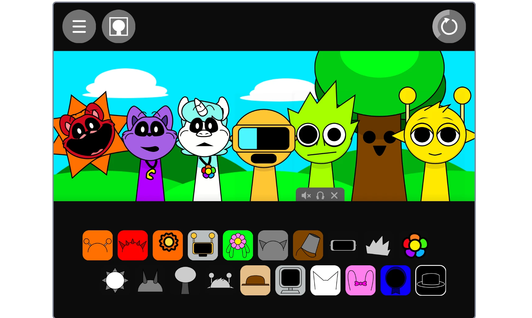 How to play Sprunki Smiling Critters with drag and drop interface
