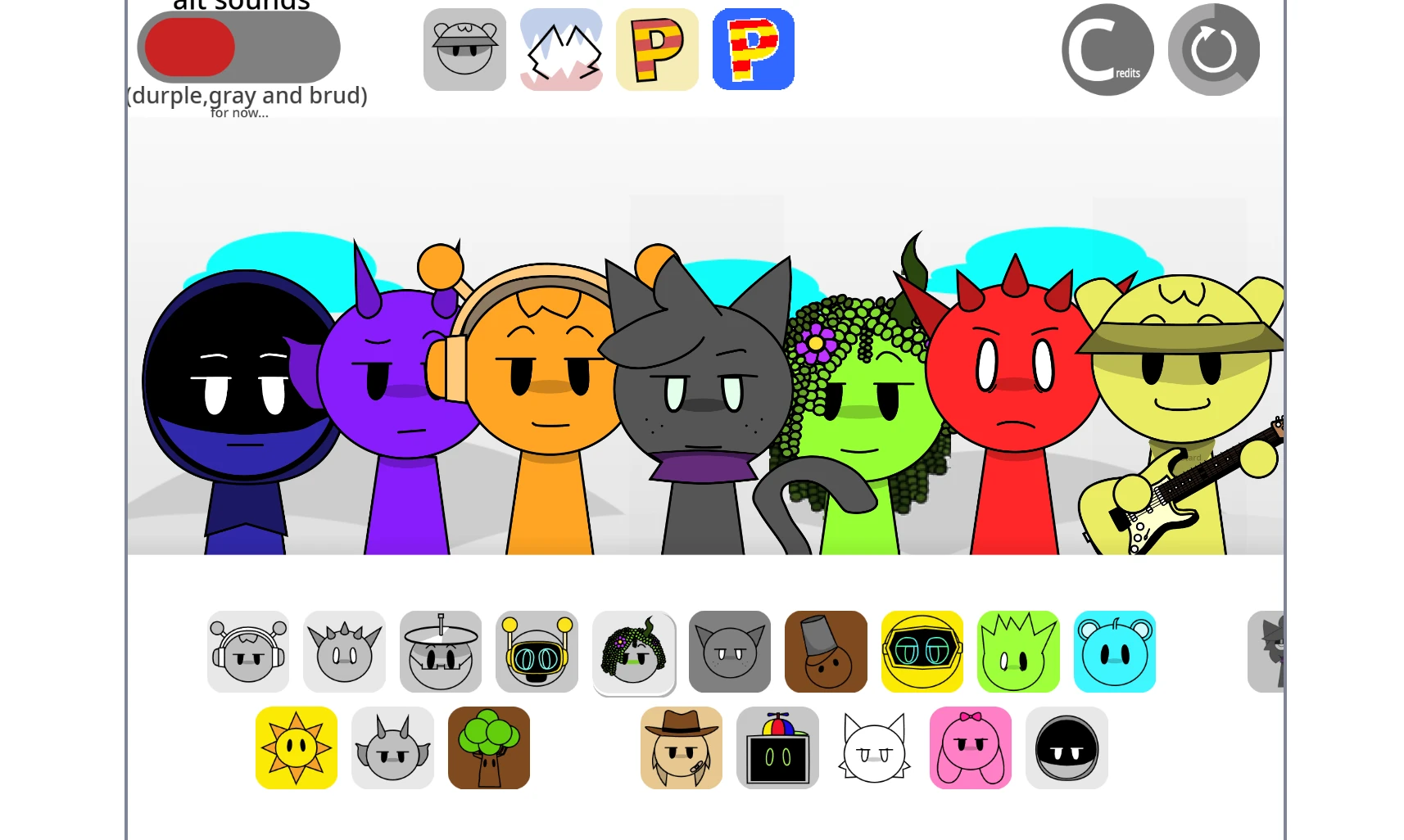 Tutorial and help screen in Sprunki Super Tunes