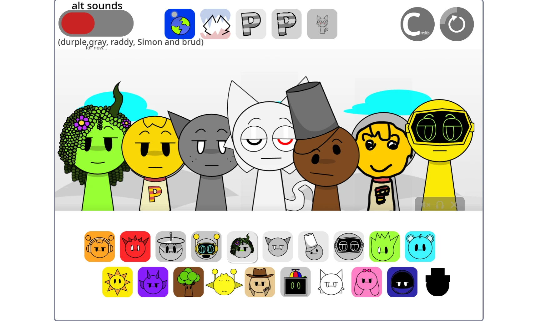 Challenge mode in Sprunki Super Tunes Recreation Remix