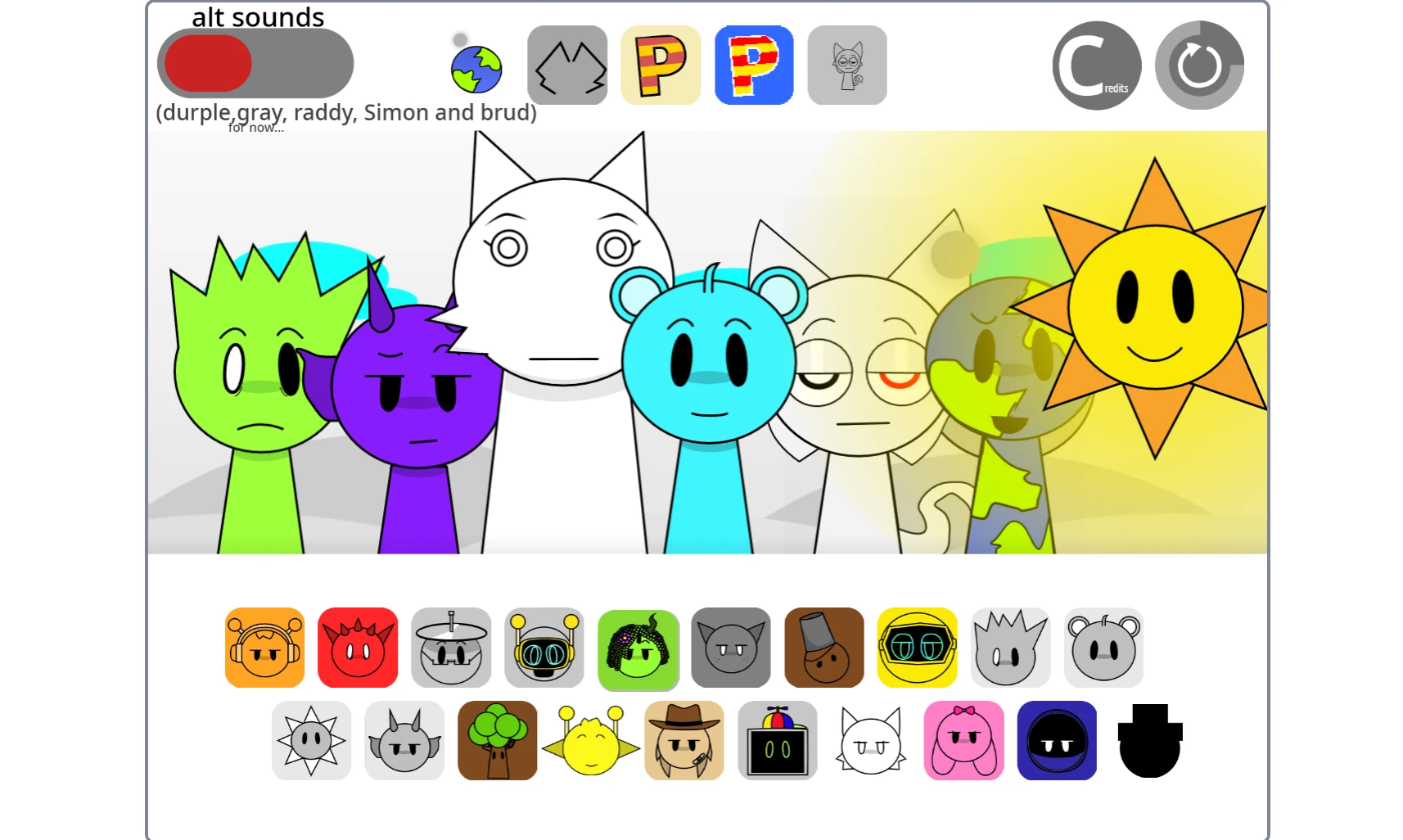 Free Mix mode in Sprunki Super Tunes Recreation Remix