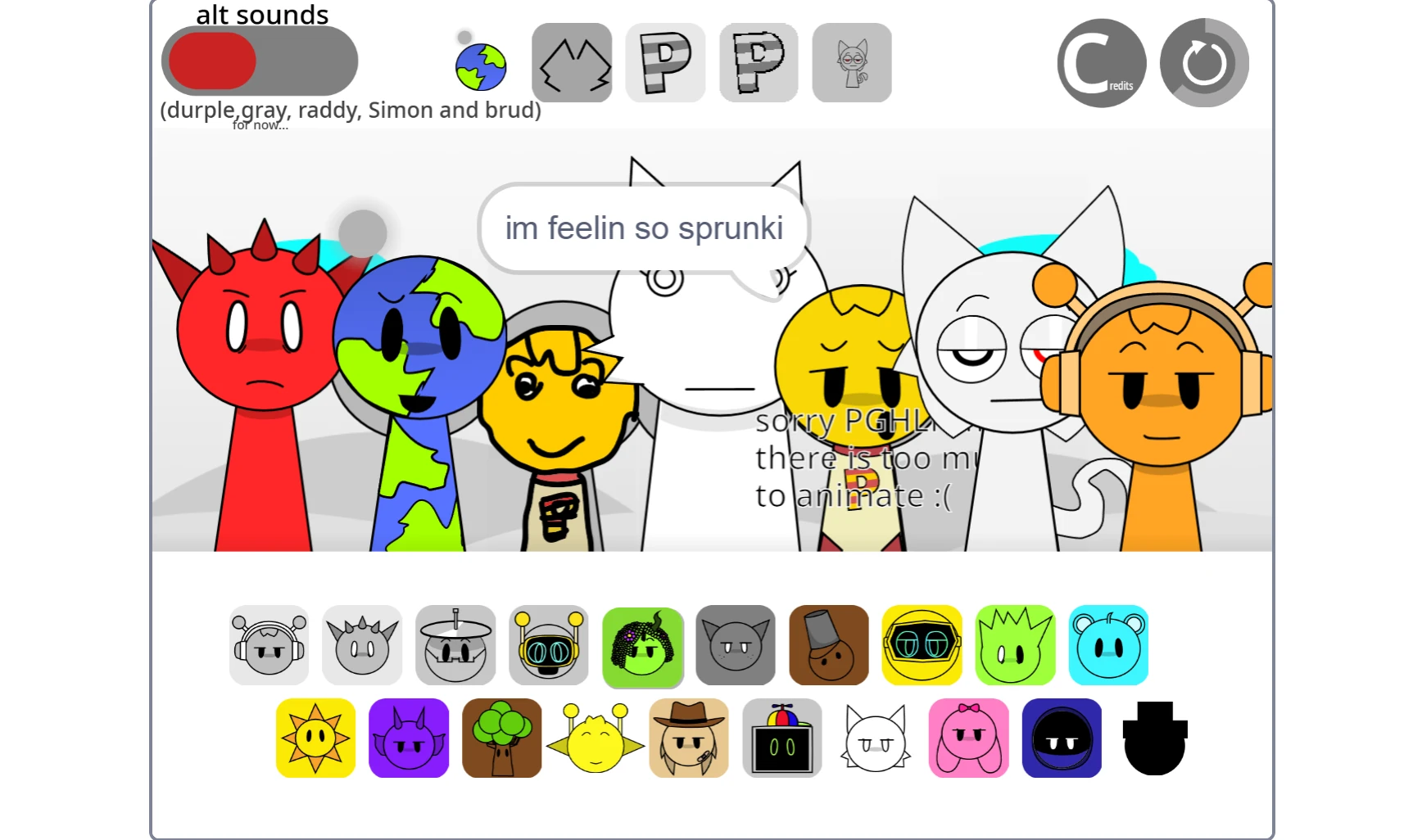 Tutorial section in Sprunki Super Tunes Recreation Remix