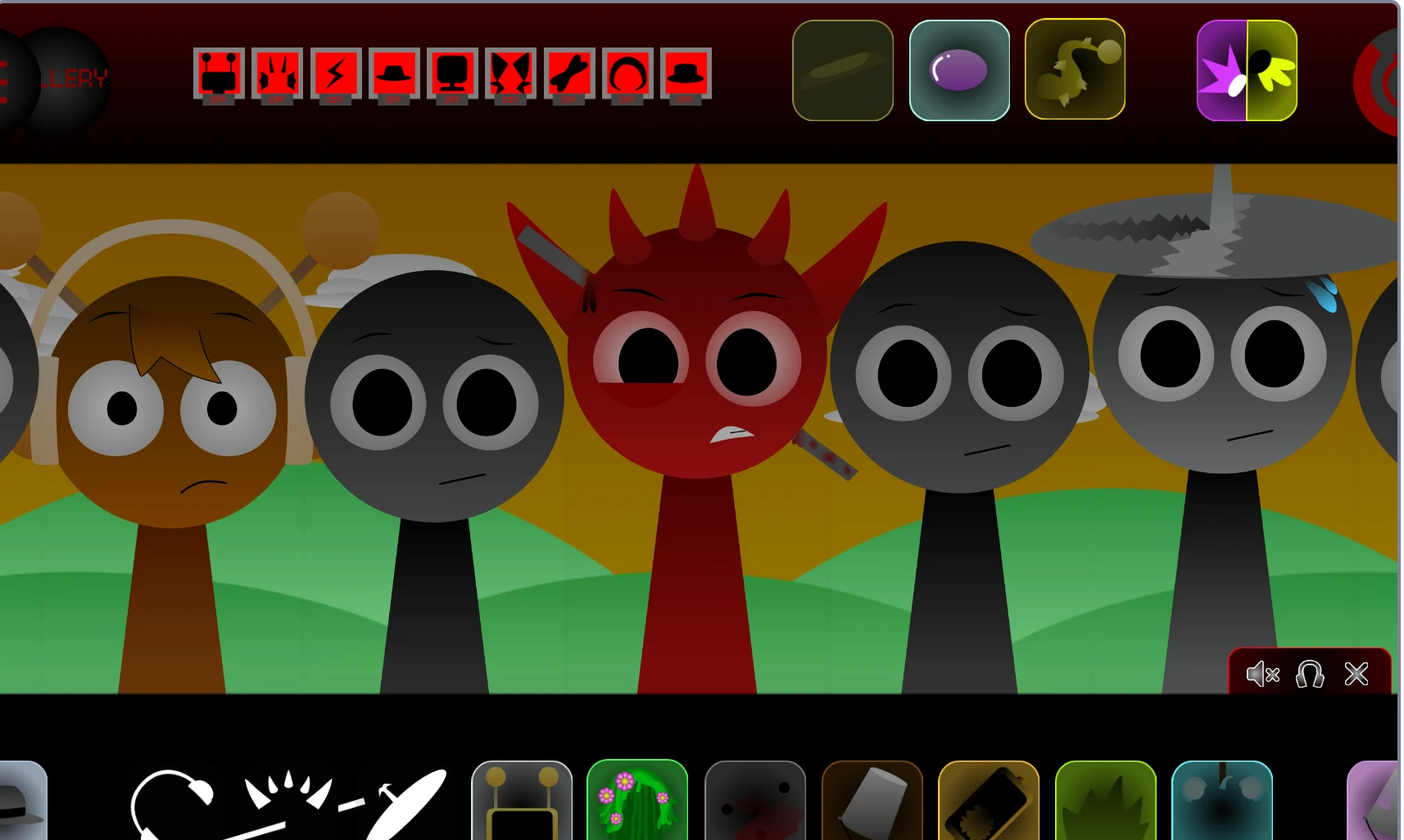 Character swapping mechanics in Sprunki Swap Retextured Phase 1.7 v2