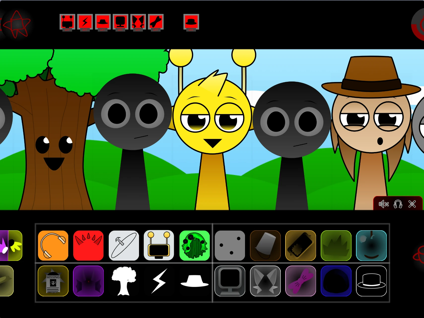 Sprunki Swap Retextured Phase 1 gameplay progression