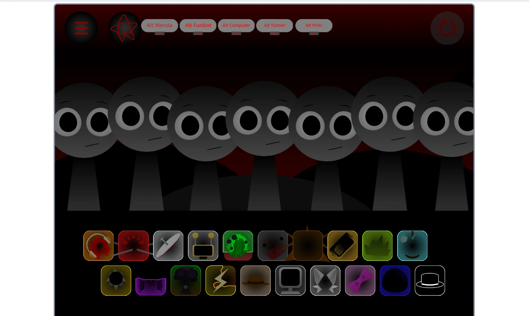 Sprunki Swap Retextured Phase 3 character textures comparison