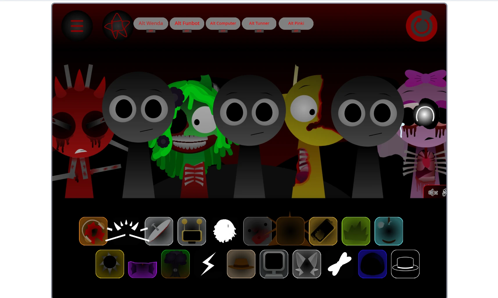 Sprunki Swap Retextured Phase 3 gameplay action